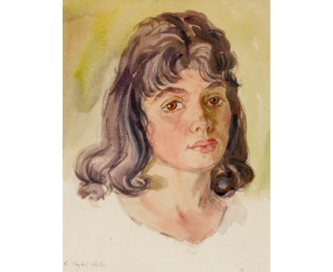 Robert Taylor Carson HRUA (1919-2008) SARITA, HOTEL FLORIDA, FUENGIROLA, SPAIN watercolour signed lower left; inscribed with 