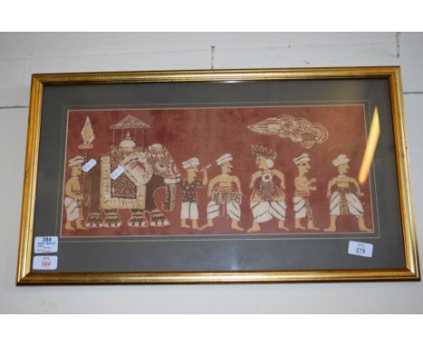 FRAMED INDIAN INTEREST PRINT