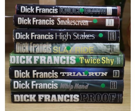 Francis, Dick - 8 First Edition novels