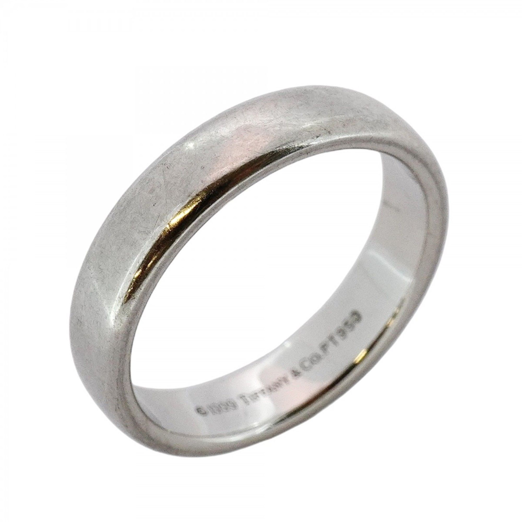 Tiffany Ring Wedding Pt950 Platinum Size 15 Men's Women's P1333534