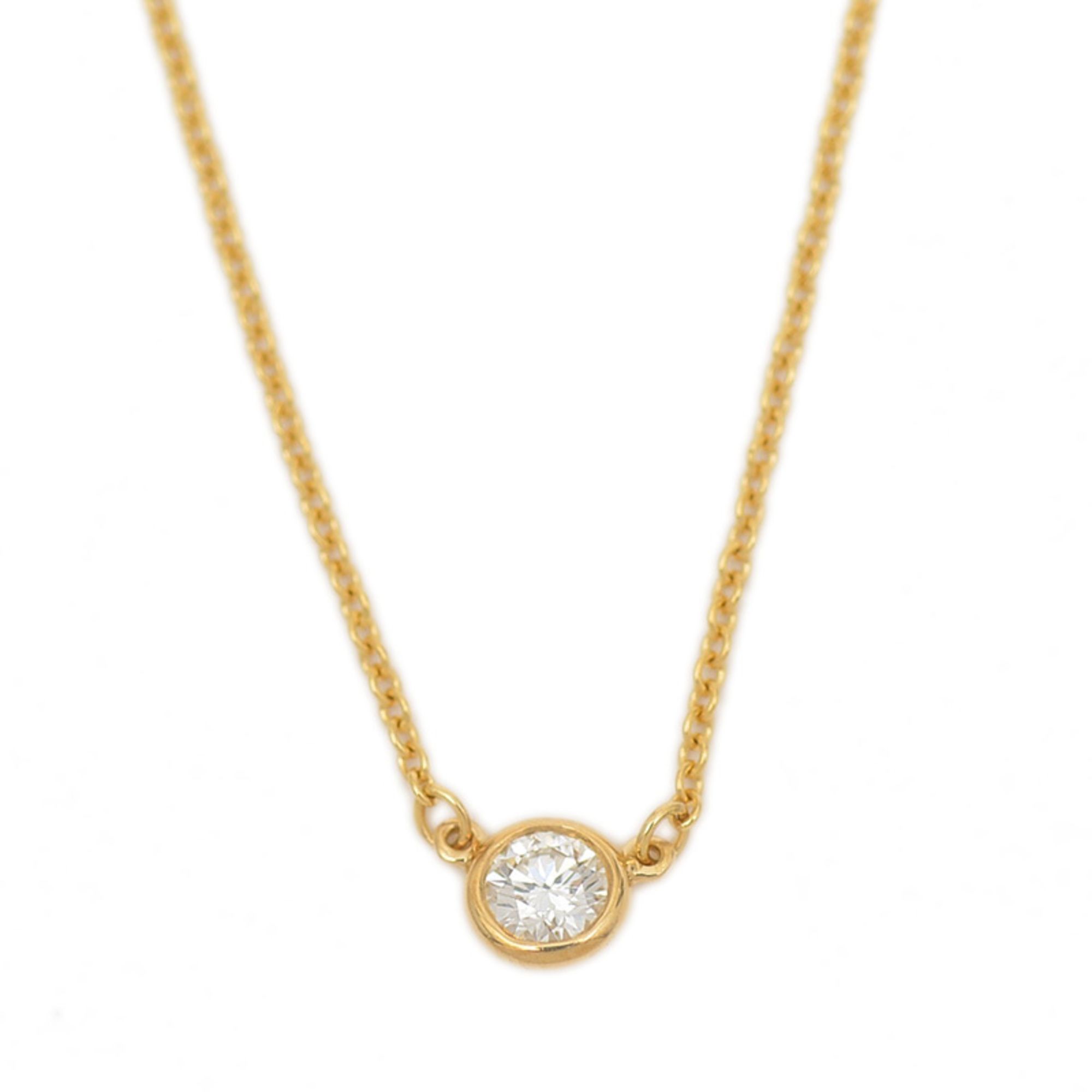 Tiffany & Co. By the Yard Necklace, 0.18ct Diamond, 18K Yellow Gold