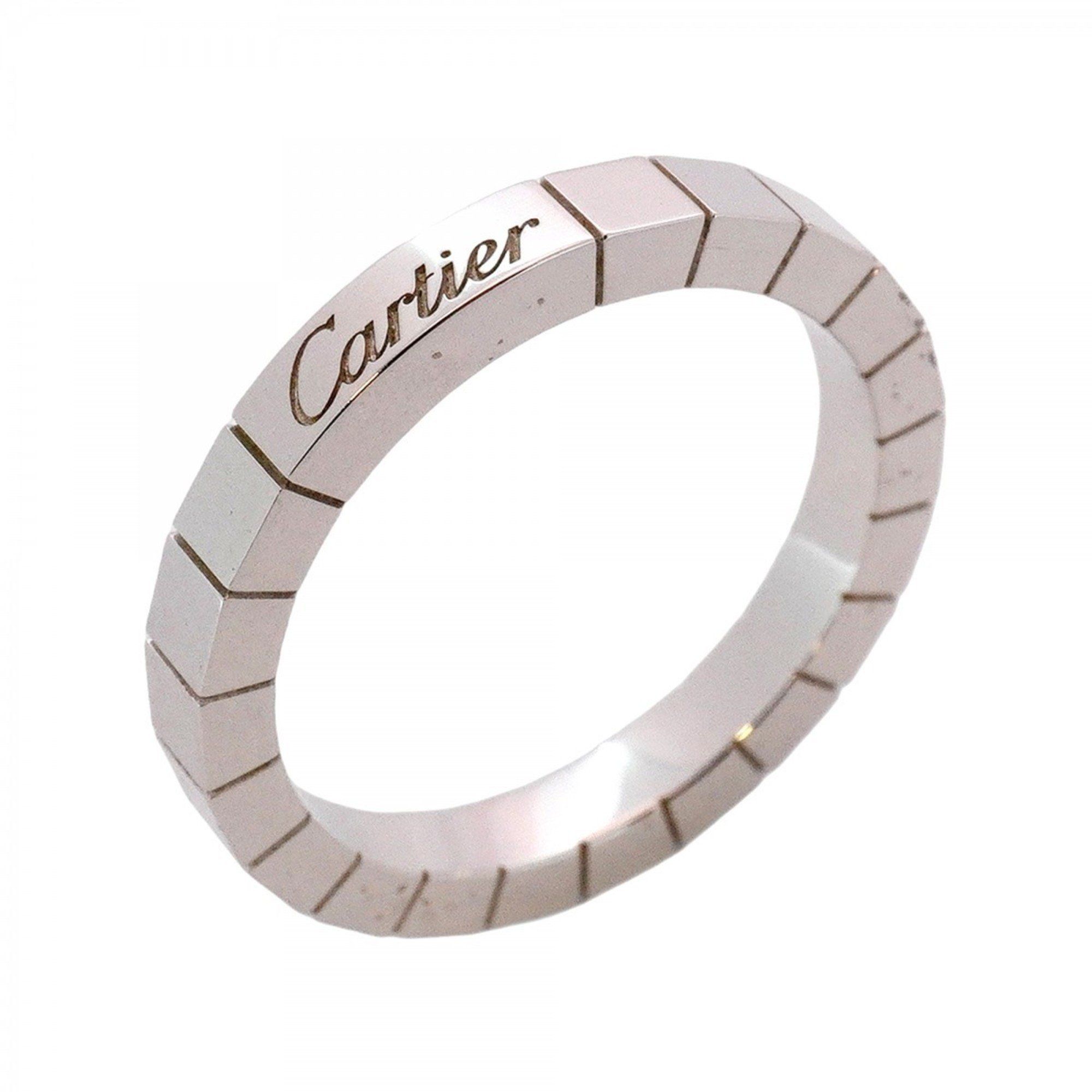 Cartier Lanier Ring, 18K White Gold, #57, for Men and Women
