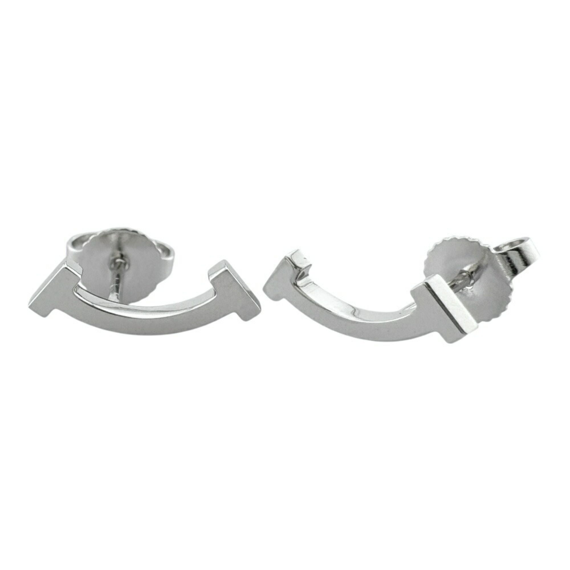 Tiffany T Smile Earrings, 18k Gold, Women's, TIFFANY & Co.