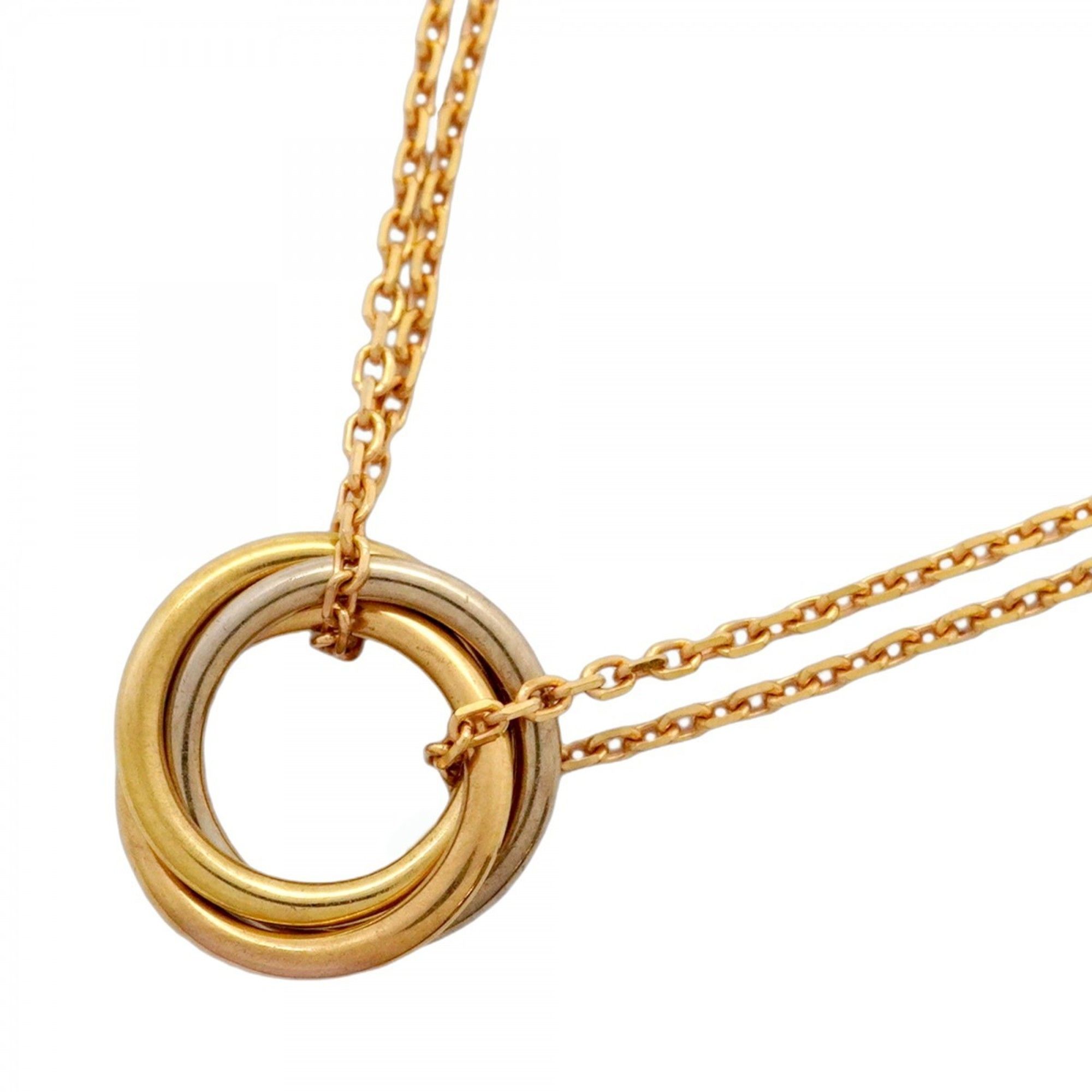 Cartier Trinity Necklace in 18K Yellow Gold, 18KWG White and 18KPG Pink Gold for Women