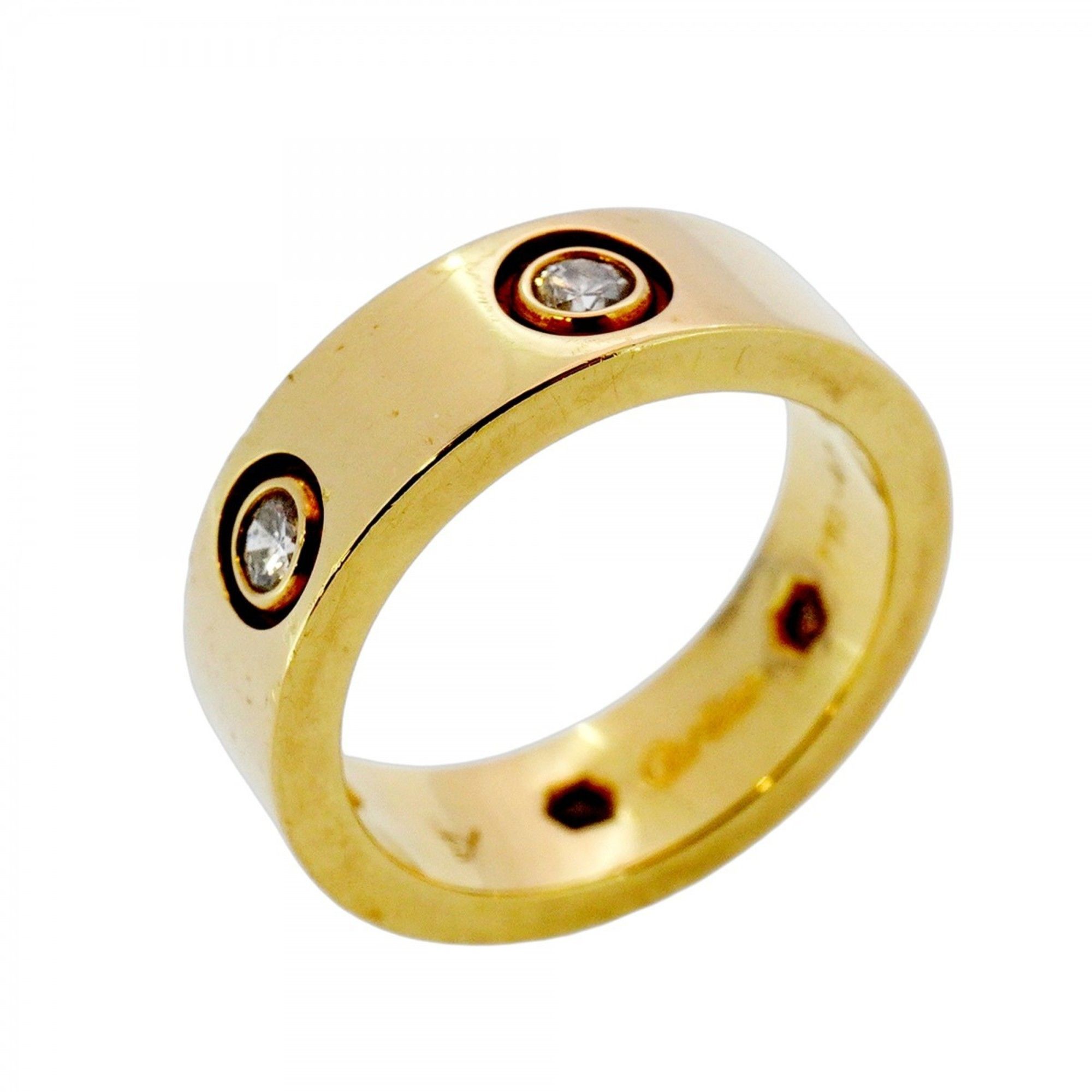 Cartier Love Full Diamond Ring in 18KYG Yellow Gold with Diamonds, #47 for Women