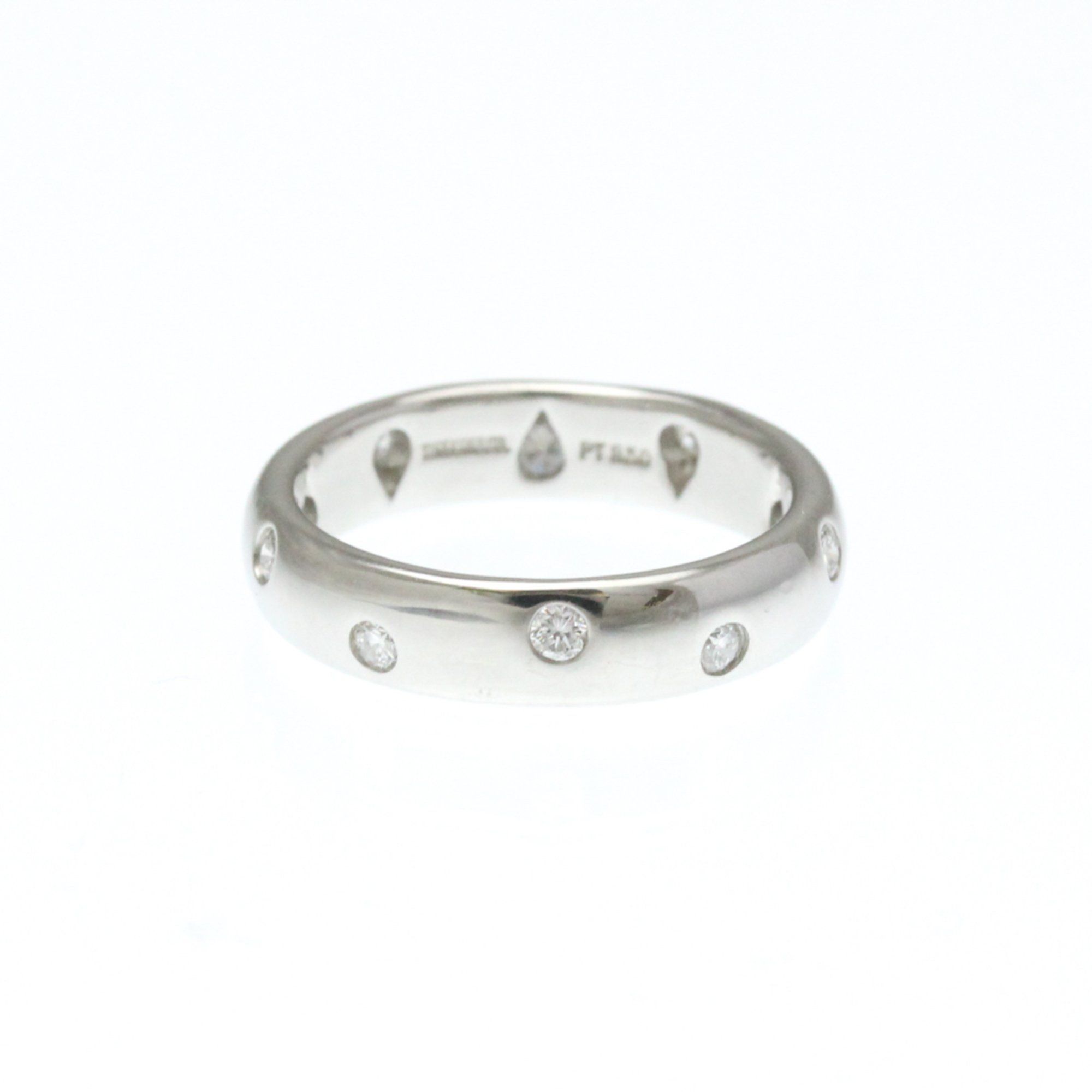 Tiffany Dots Diamond Ring Platinum Fashion Diamond Band Ring Silver