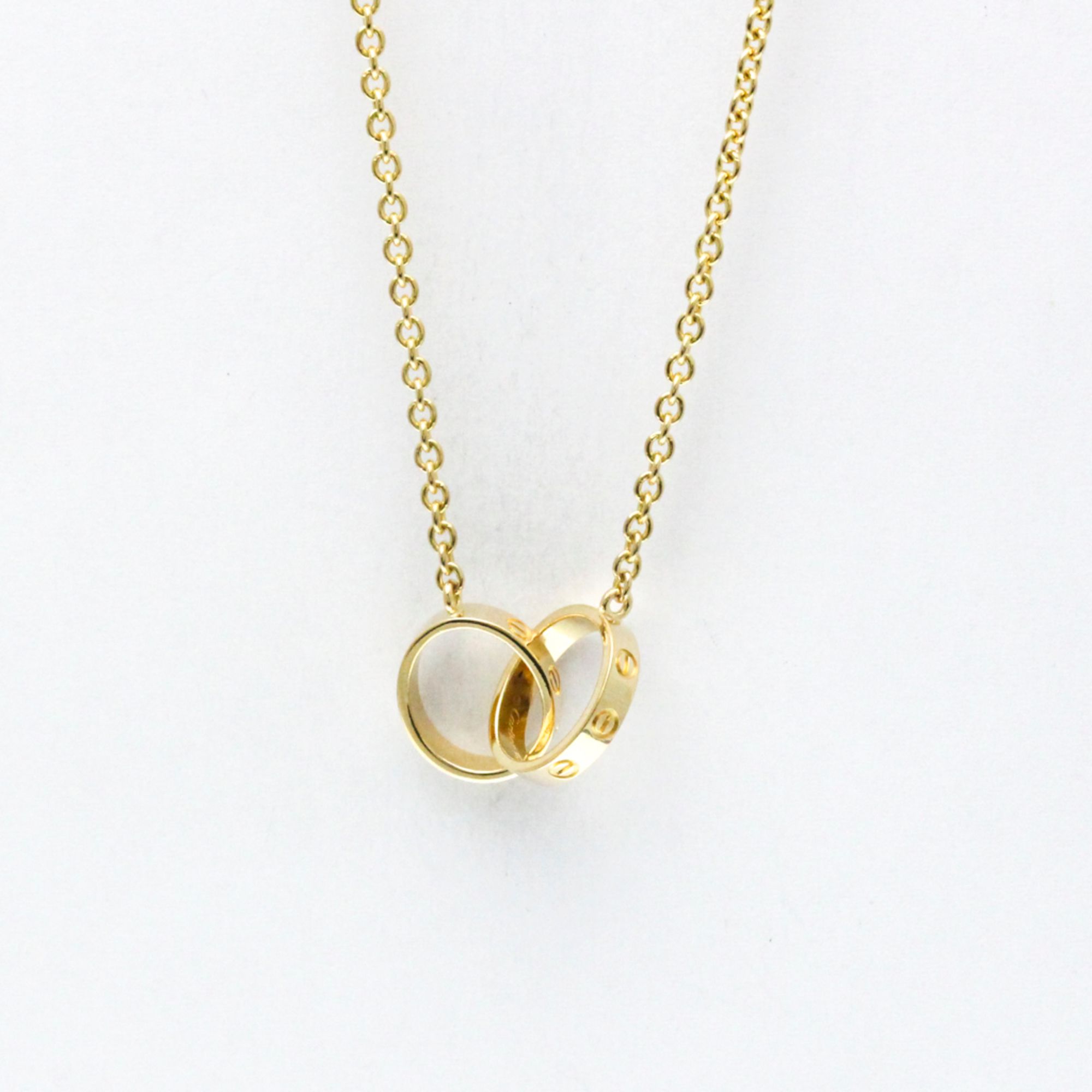 Cartier Baby Love Necklace Yellow Gold (18K) Women,Men Fashion Pendant Necklace (Gold)