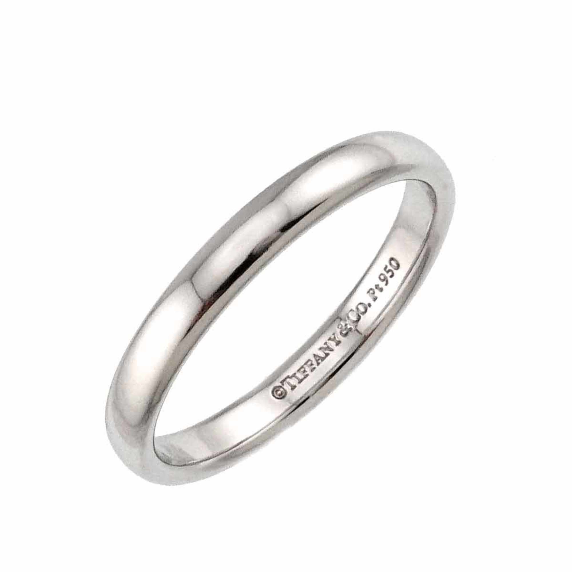 Tiffany & Co. Stacking Band Ring, Size 17, Platinum