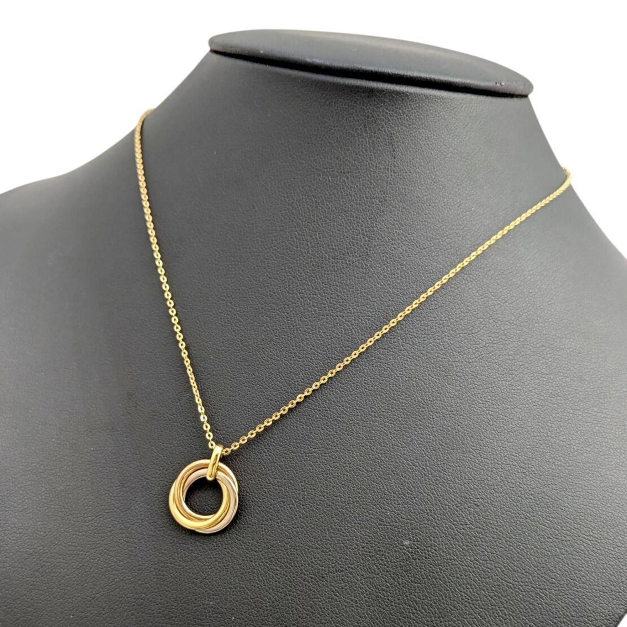 Cartier Trinity Necklace, Small, 18K Gold (750, YG, PG, WG) Yellow Gold, Pink and White (B7224817) f