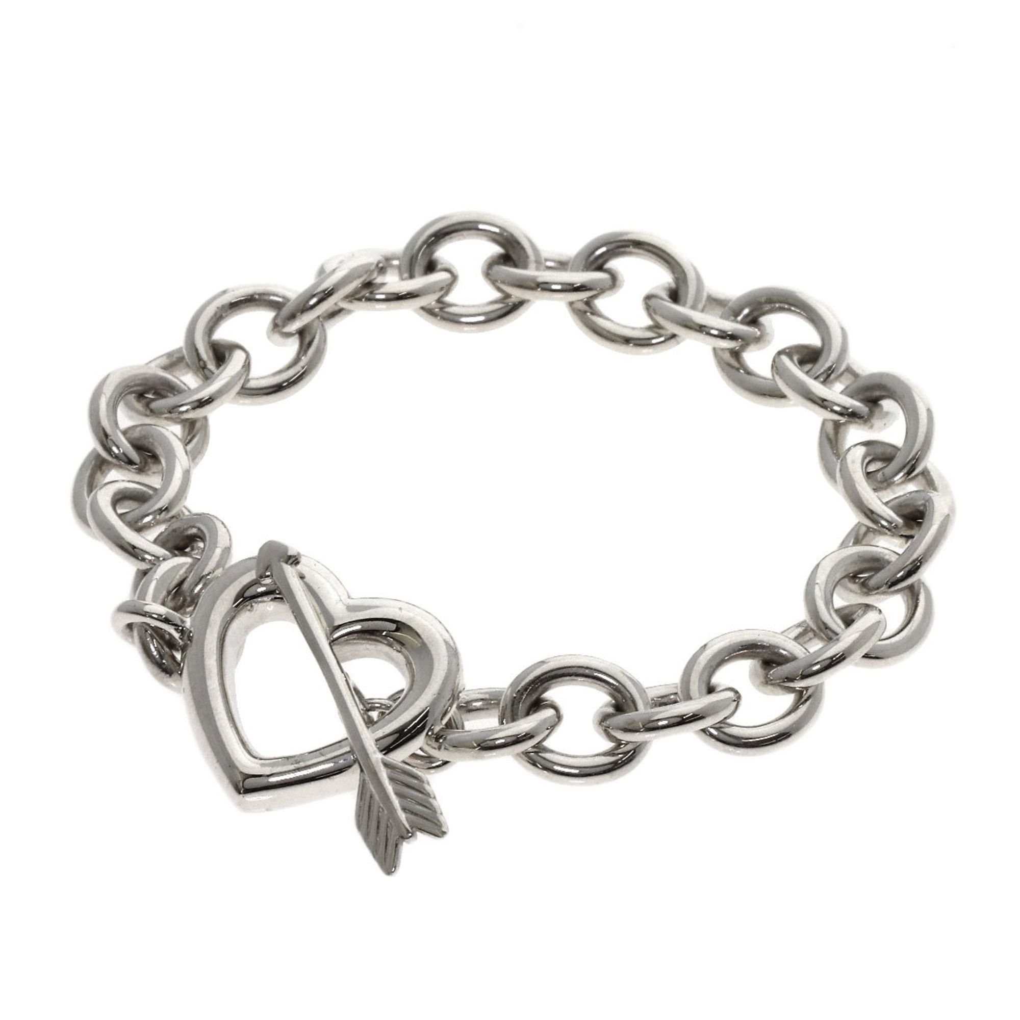 Tiffany & Co. Heart Arrow Bracelet, Silver, Women's