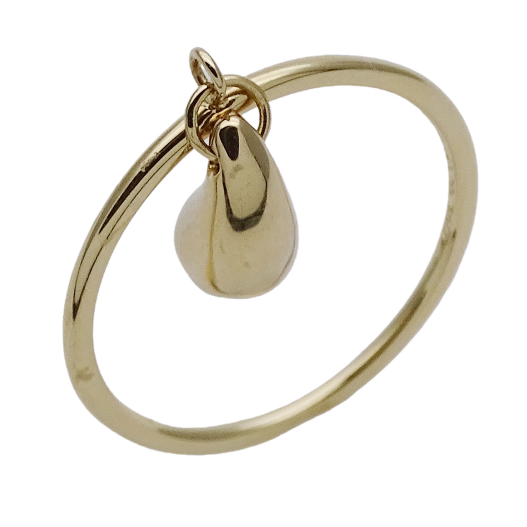 Tiffany TIFFANY & Co. Ring Women's Brand 750YG Elsa Peretti Teardrop Yellow Gold Approx. Size 9 Jewe