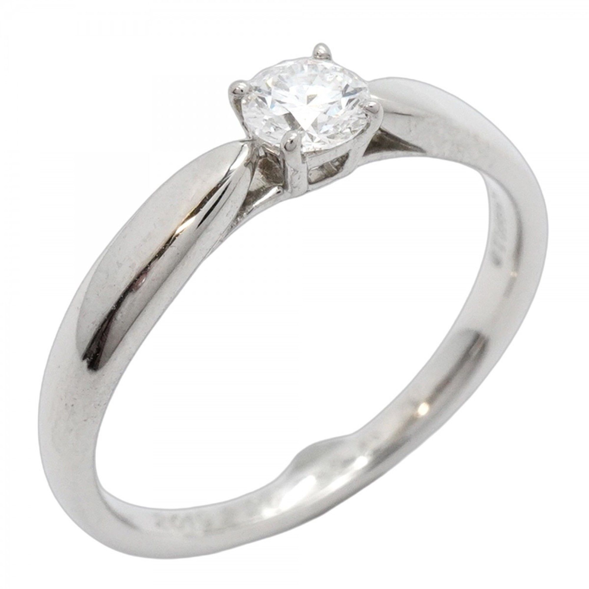 Tiffany Harmony Ring, 1PD, Pt950 Platinum, 0.22ct Diamond, Size 10, Women's