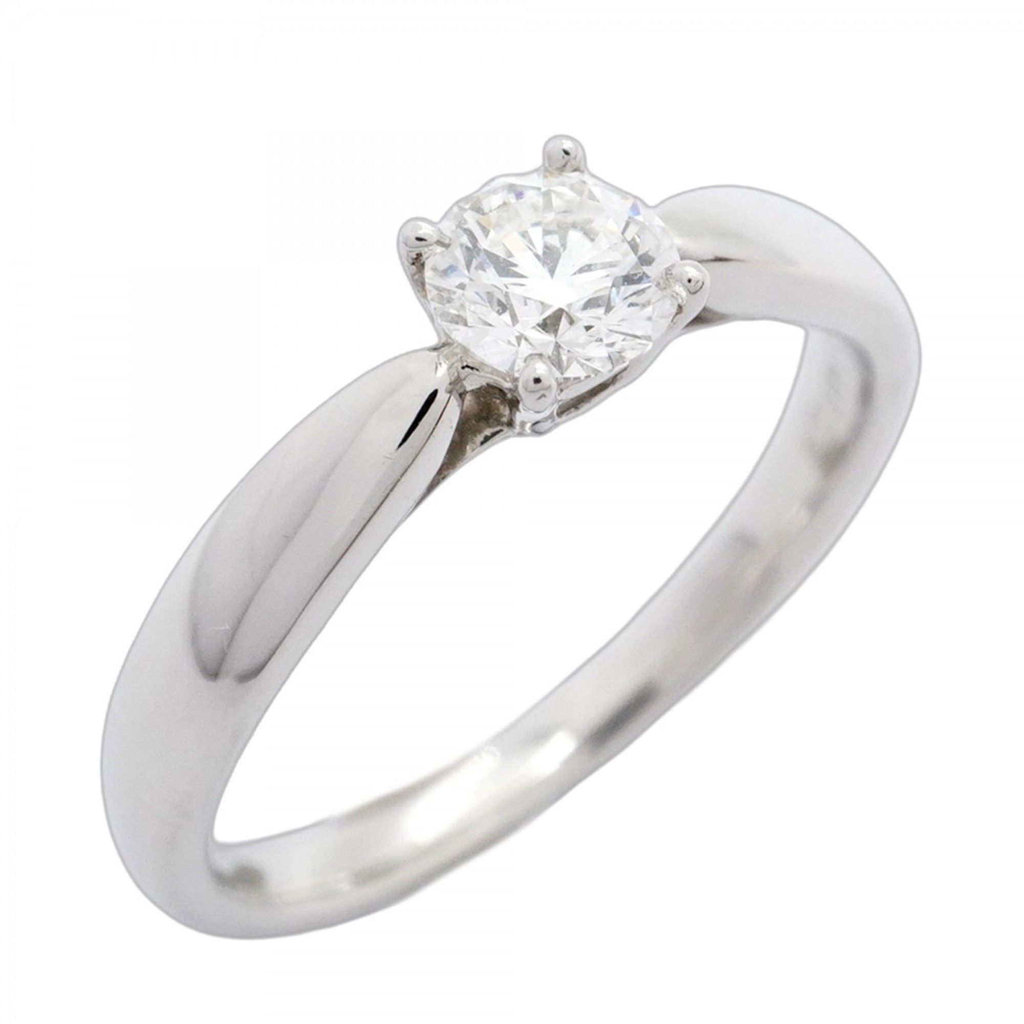 Tiffany Harmony 1PD Pt950 Platinum Diamond 0.29ct Size 6.5 Women's Ring