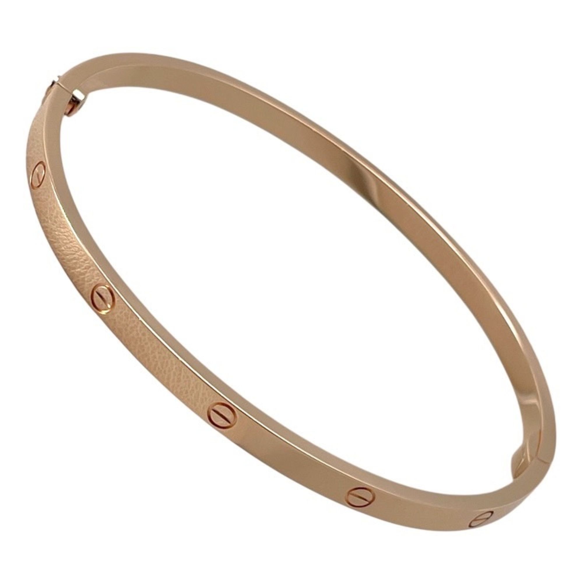 CARTIER Cartier Love Small B6047318 Bracelet in 18K Pink Gold for Women, 750 LOVE Bangle, 2022 Warra