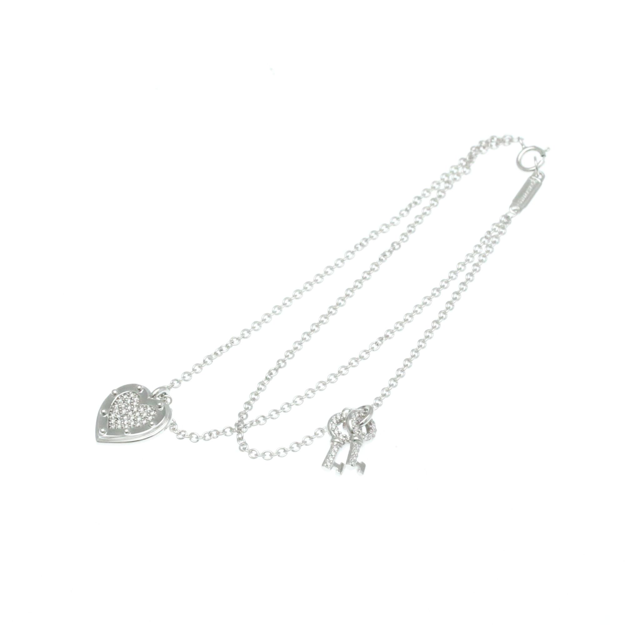 Tiffany Return To Tiffany Diamond Bracelet White Gold (18K) Diamond Charm Bracelet Silver