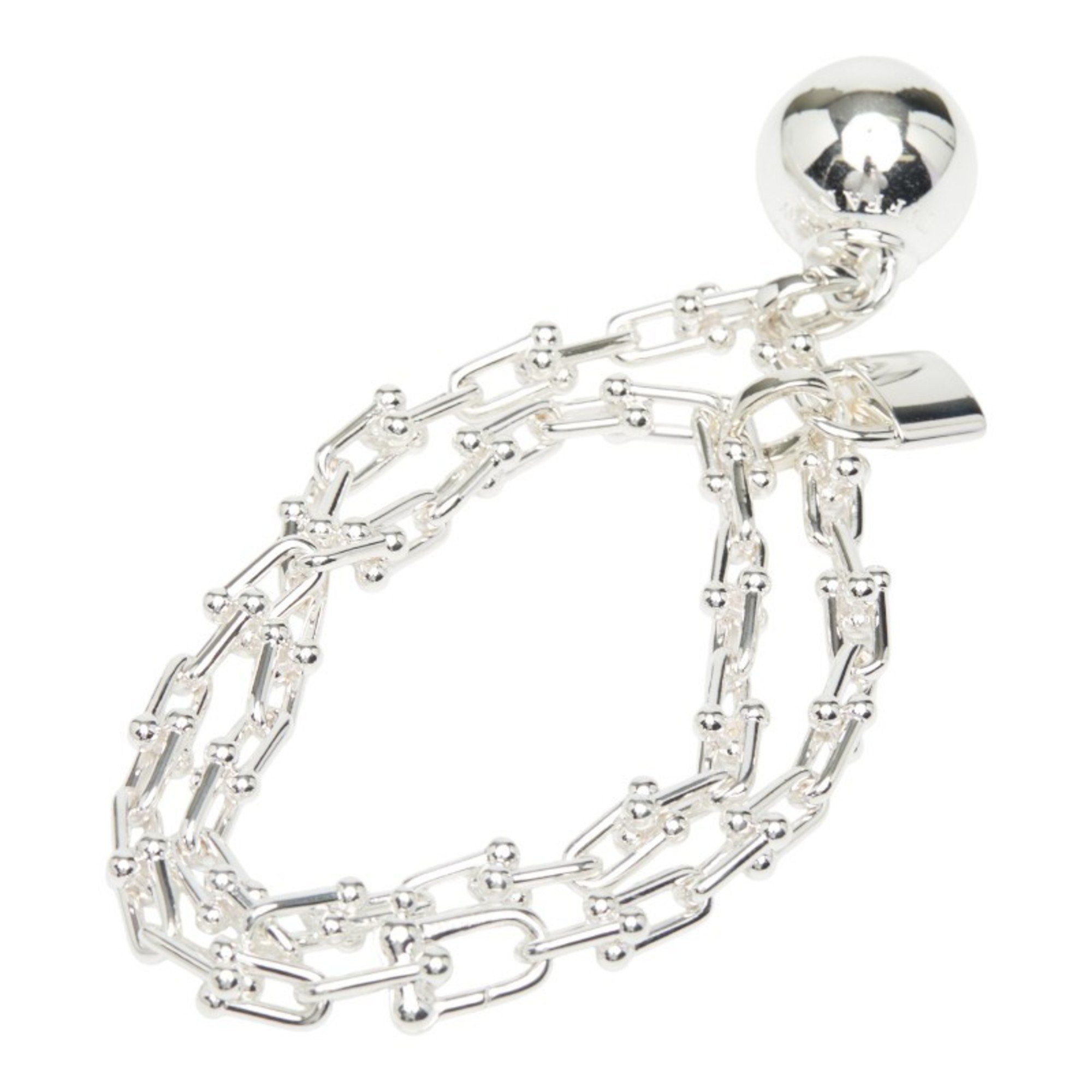 Tiffany & Co. HardWear Small Wrap Bracelet in 925 Sterling Silver for Women.