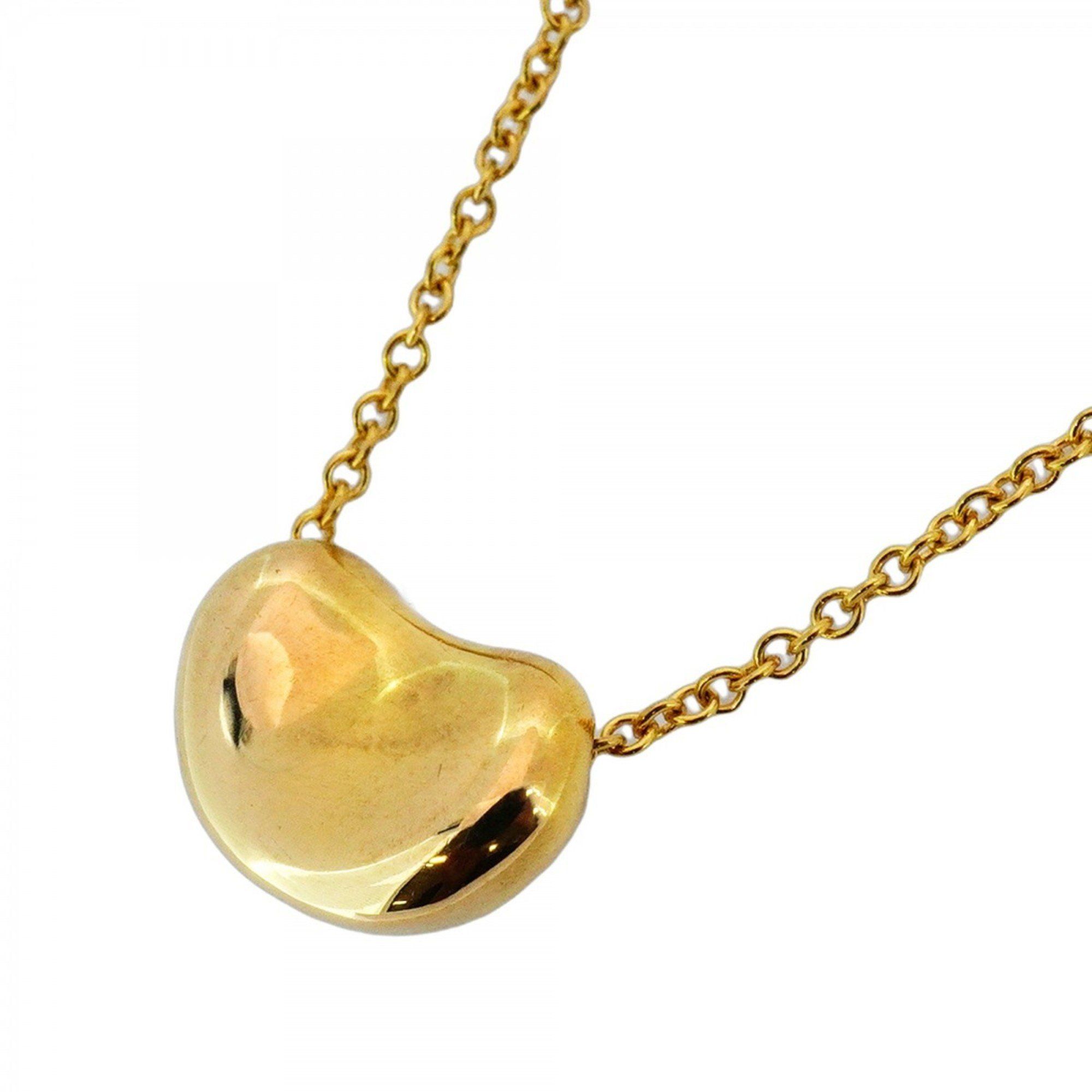 Tiffany Bean Necklace in 18KYG Yellow Gold for Women