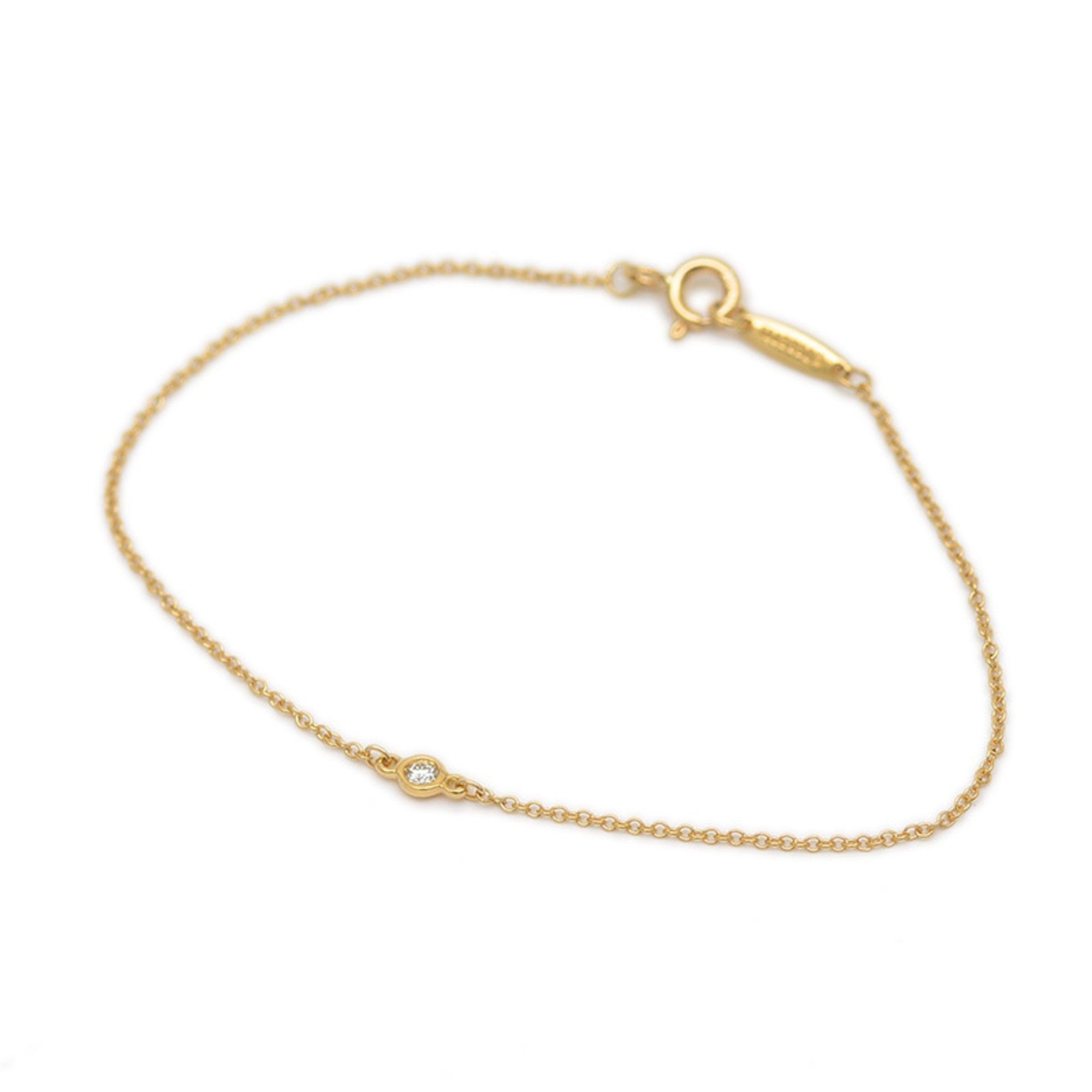 Tiffany By the Yard Bracelet K18YG 1P Diamond
