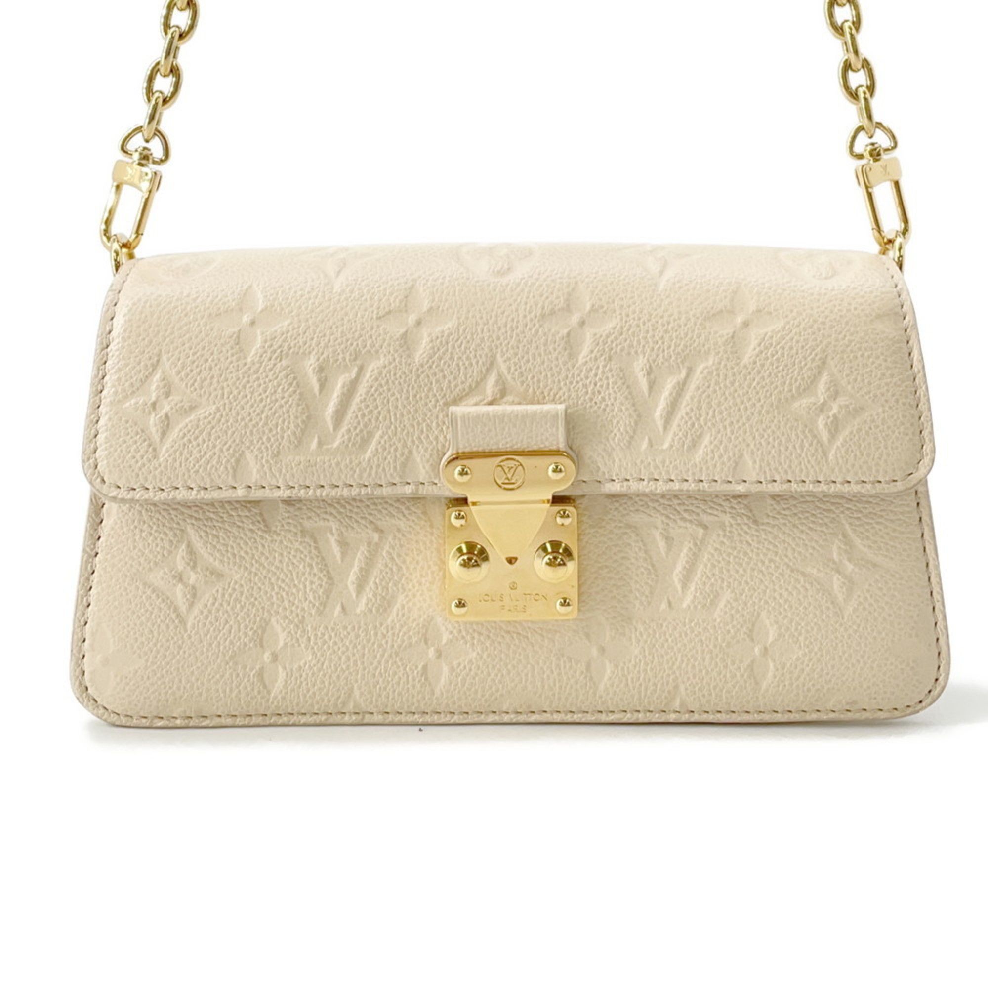 Louis Vuitton Monogram Empreinte Wallet on Chain M82836 Shoulder Bag LOUIS VUITTON