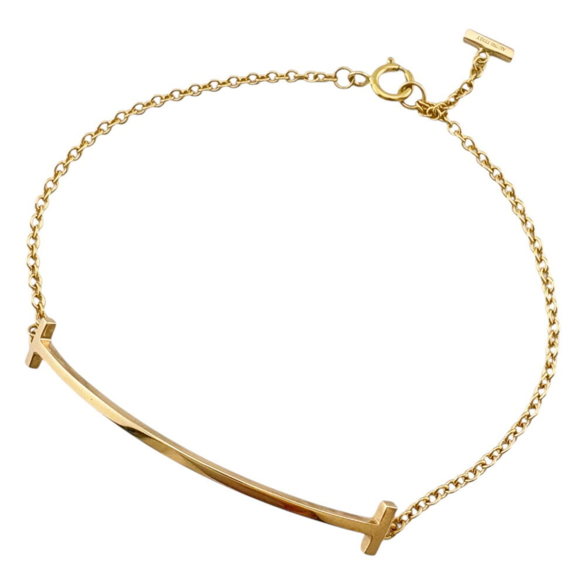 Tiffany T Smile Bracelet, 18k gold, for women, TIFFANY & Co.