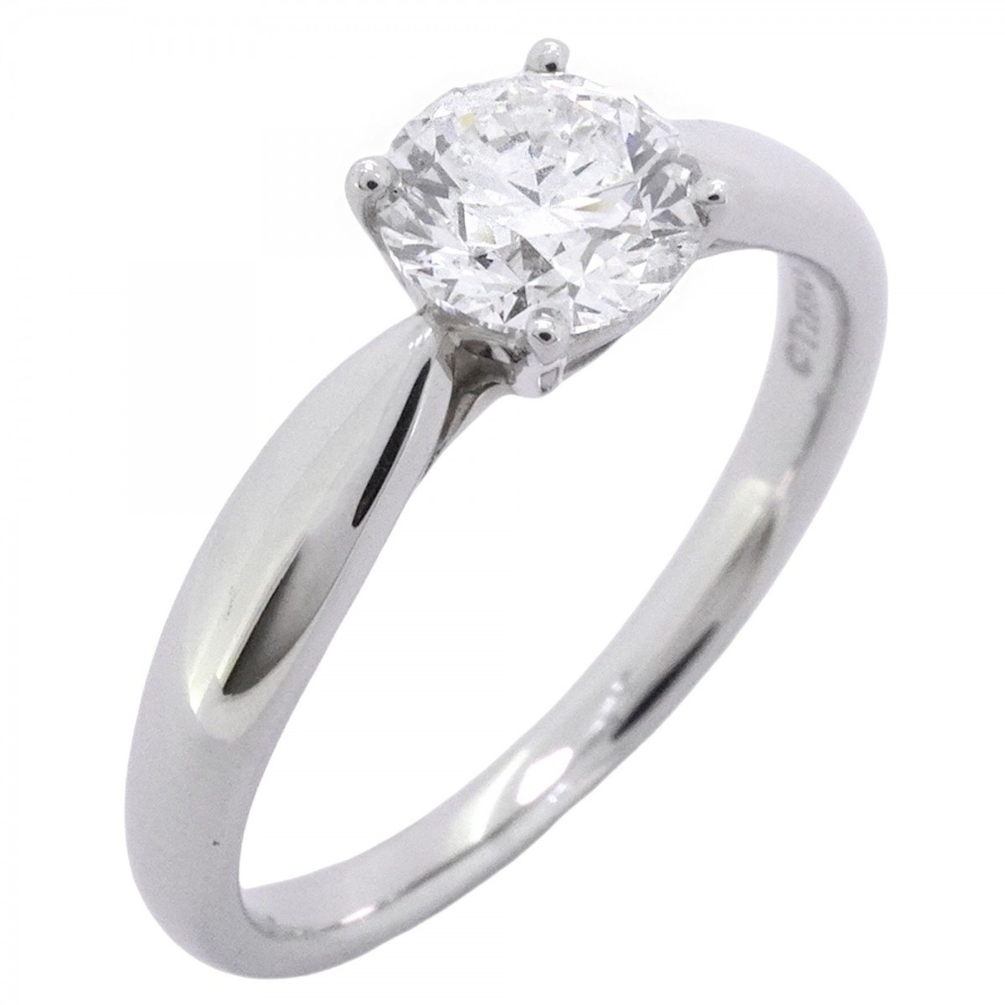 Tiffany Harmony 1PD Pt950 Platinum Diamond 0.78ct Size 11.5 Women's Ring