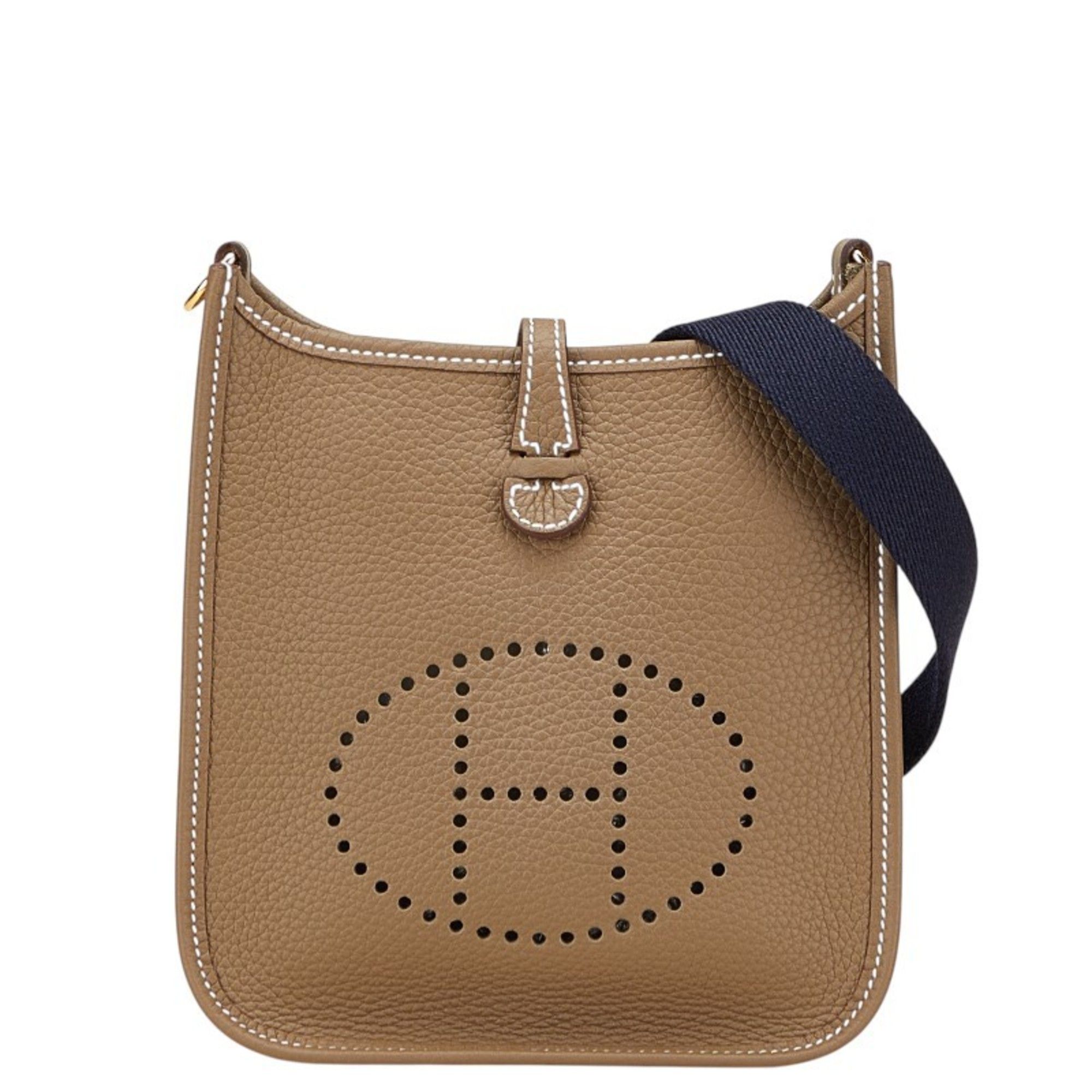 Hermès Evelyn TPM Shoulder Bag Etoupe Brown Togo Women's HERMES