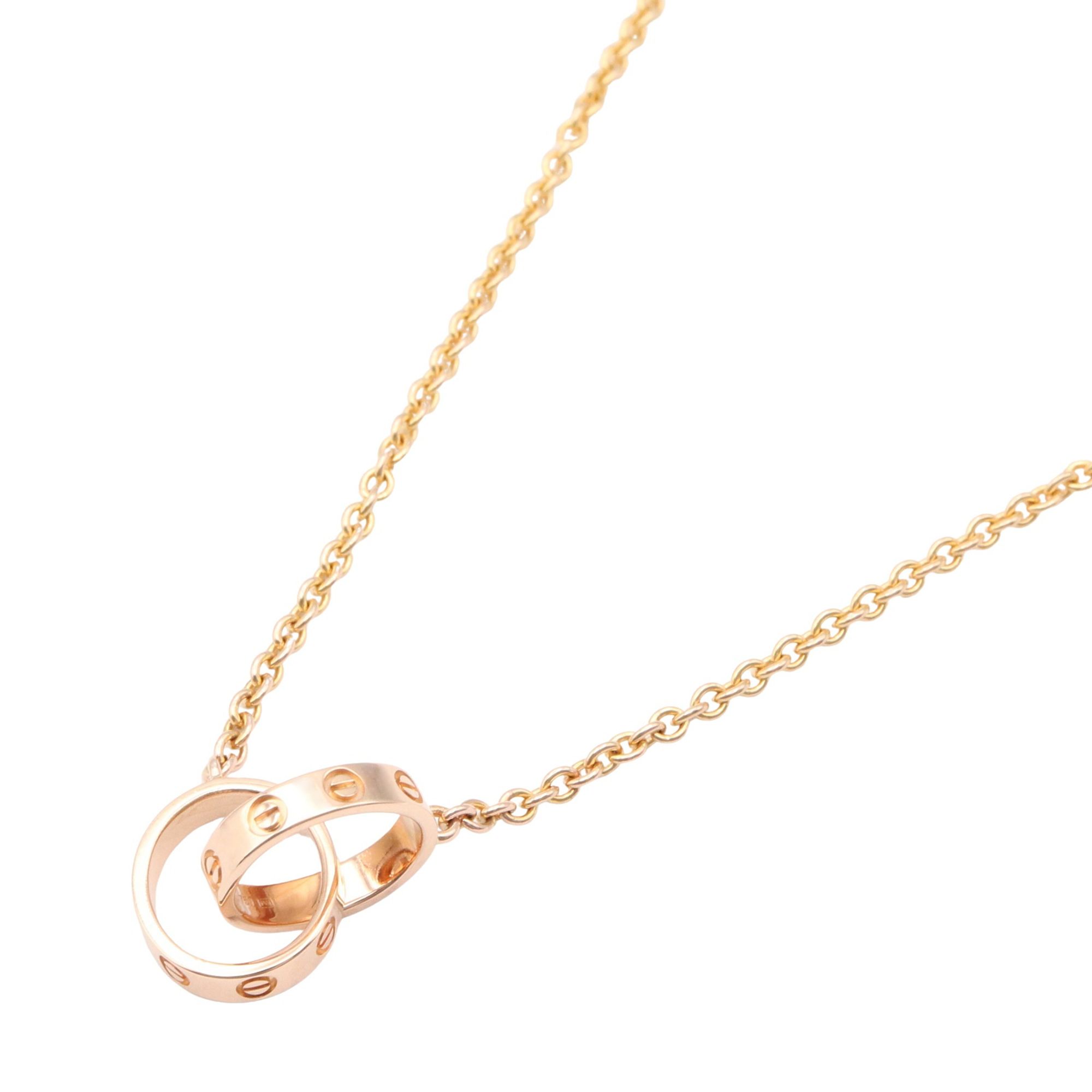 Cartier Baby Love Necklace, 18K Pink Gold, for Men and Women.