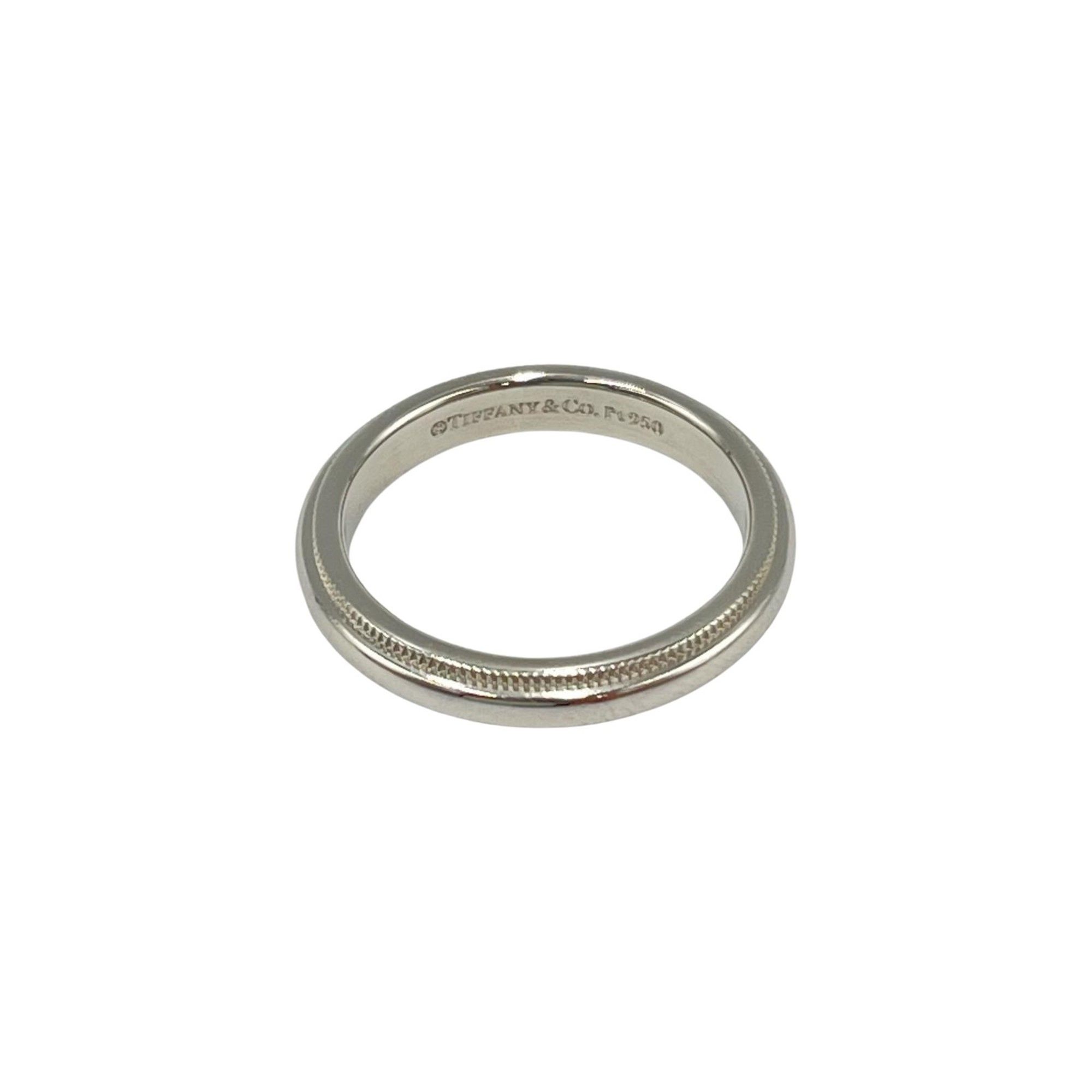 Tiffany & Co. Women's Milgrain Ring with Pt950 Platinum Band
