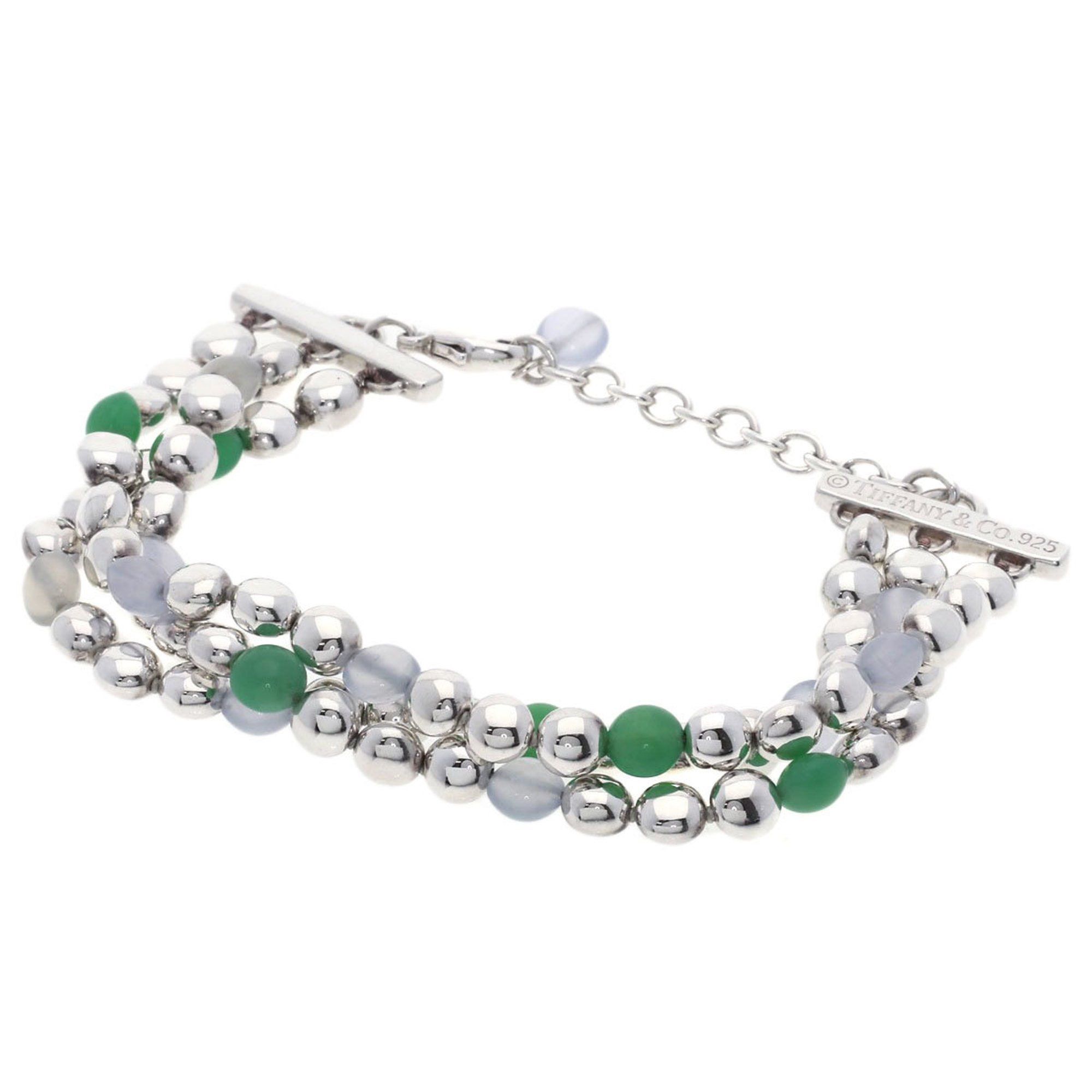 Tiffany & Co. Natural Stone 3-Row Bracelet in Silver for Women