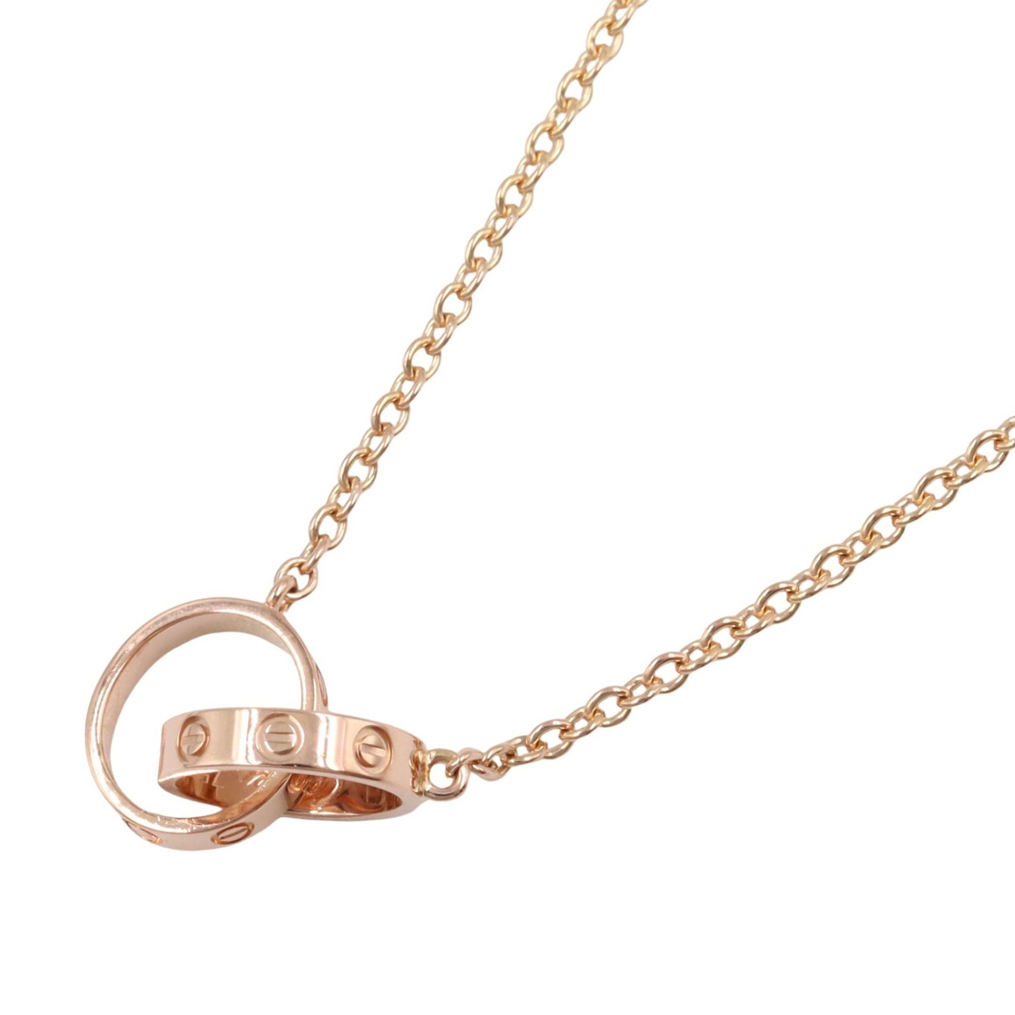 Cartier Baby Love Necklace, 18K Pink Gold, Women's