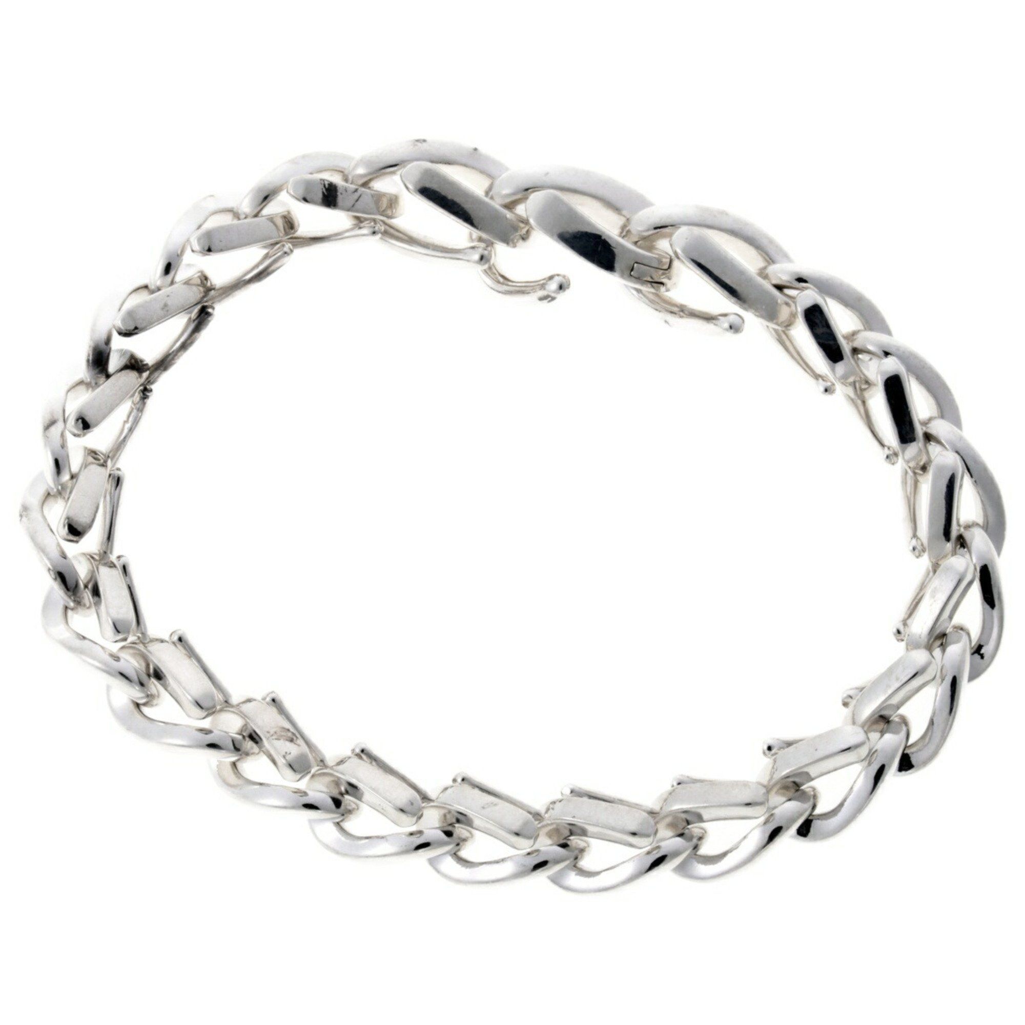 Tiffany & Co. Forged Medium Link Bracelet 72548507 Ag925 High Polish Sterling Silver S-158508