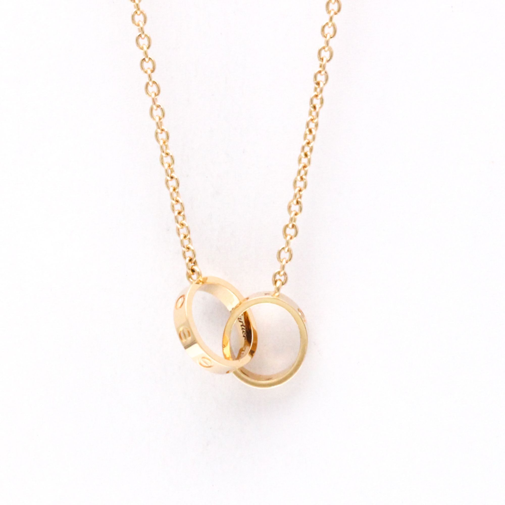 Cartier Baby Love Necklace Pink Gold (18K) No Stone Men,Women Fashion Pendant Necklace (Pink Gold)