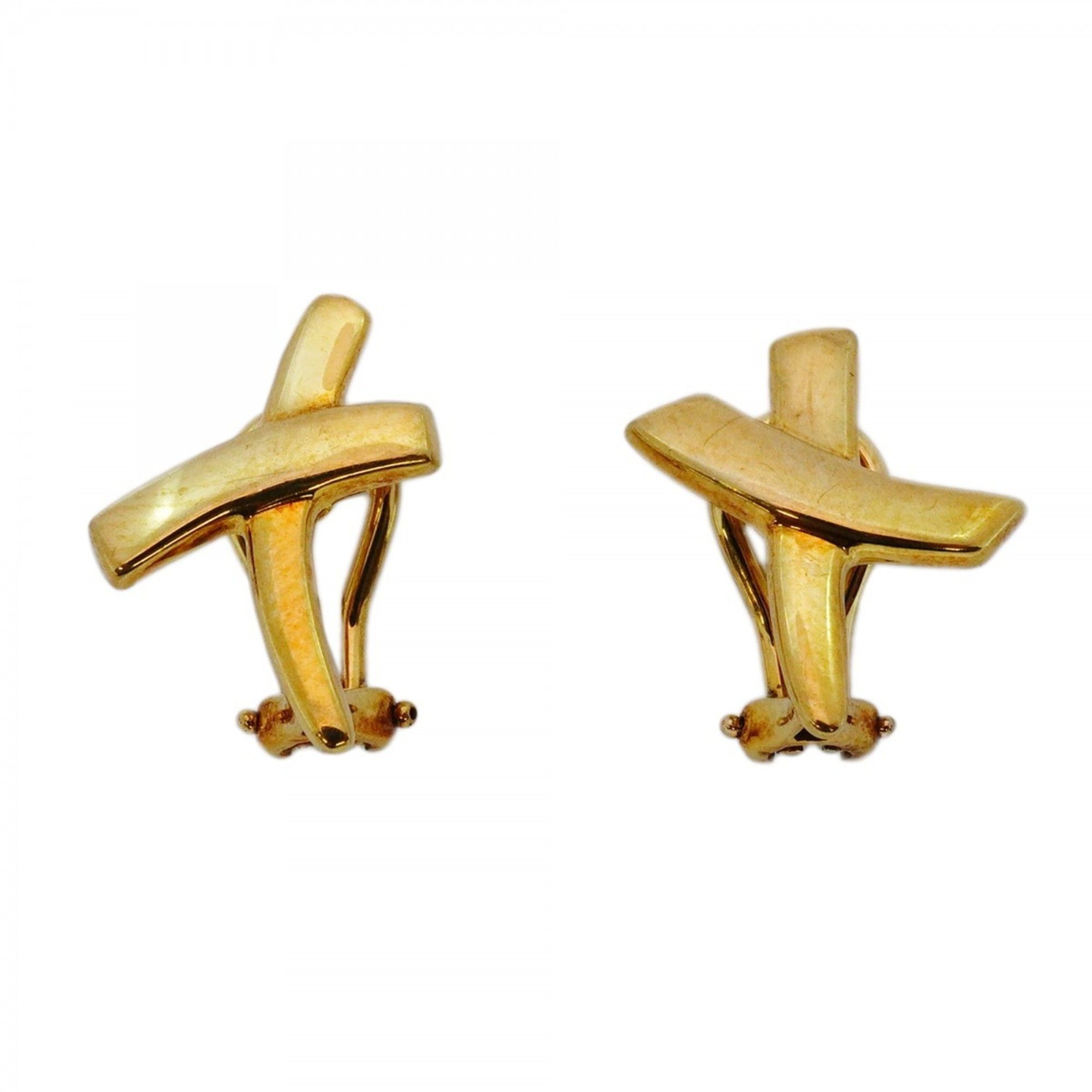 Tiffany Kiss Earrings in 18KYG Yellow Gold for Women