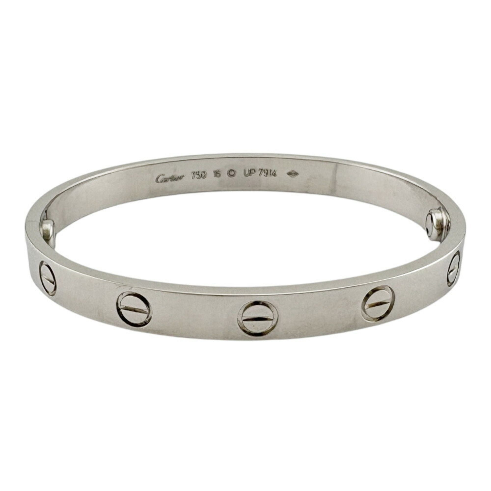 Cartier Love Bracelet Bangle 18K Women's CARTIER