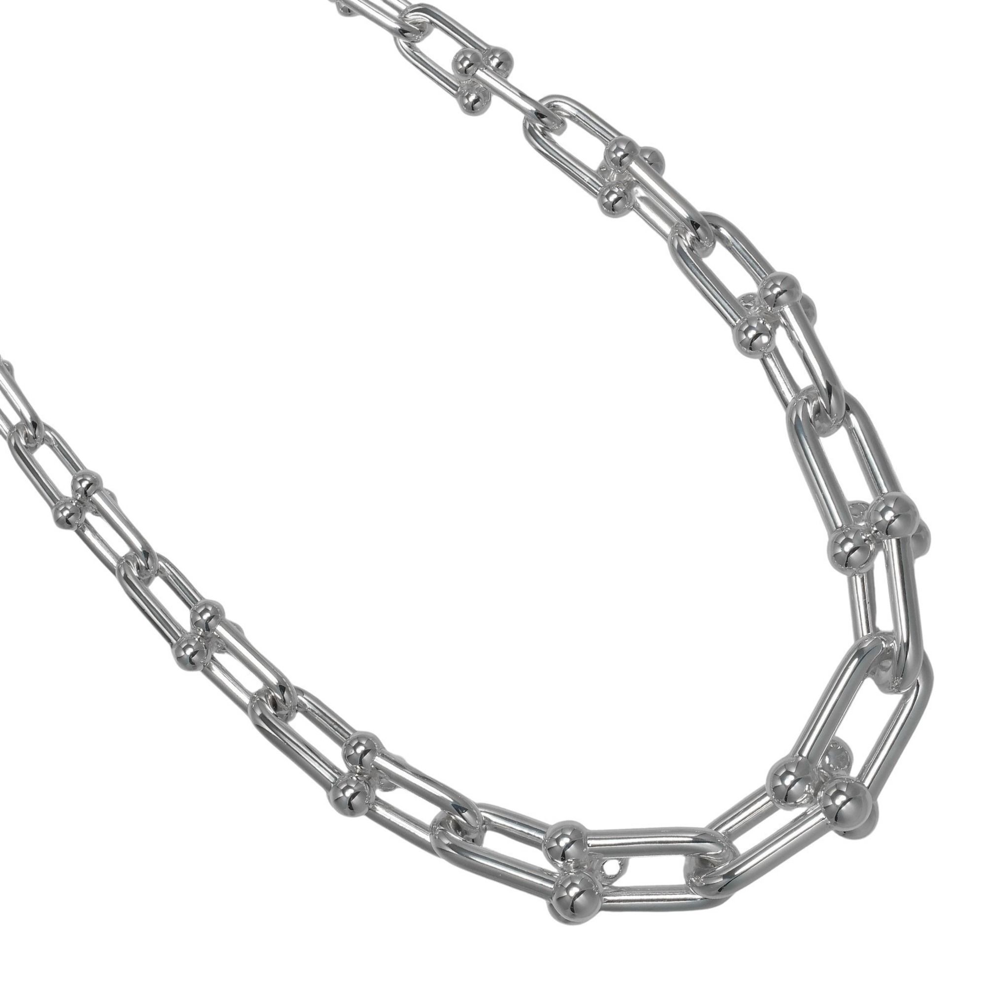 Tiffany & Co. Graduated Link Necklace Hardware, 925 Sterling Silver, Approximately 105.5g