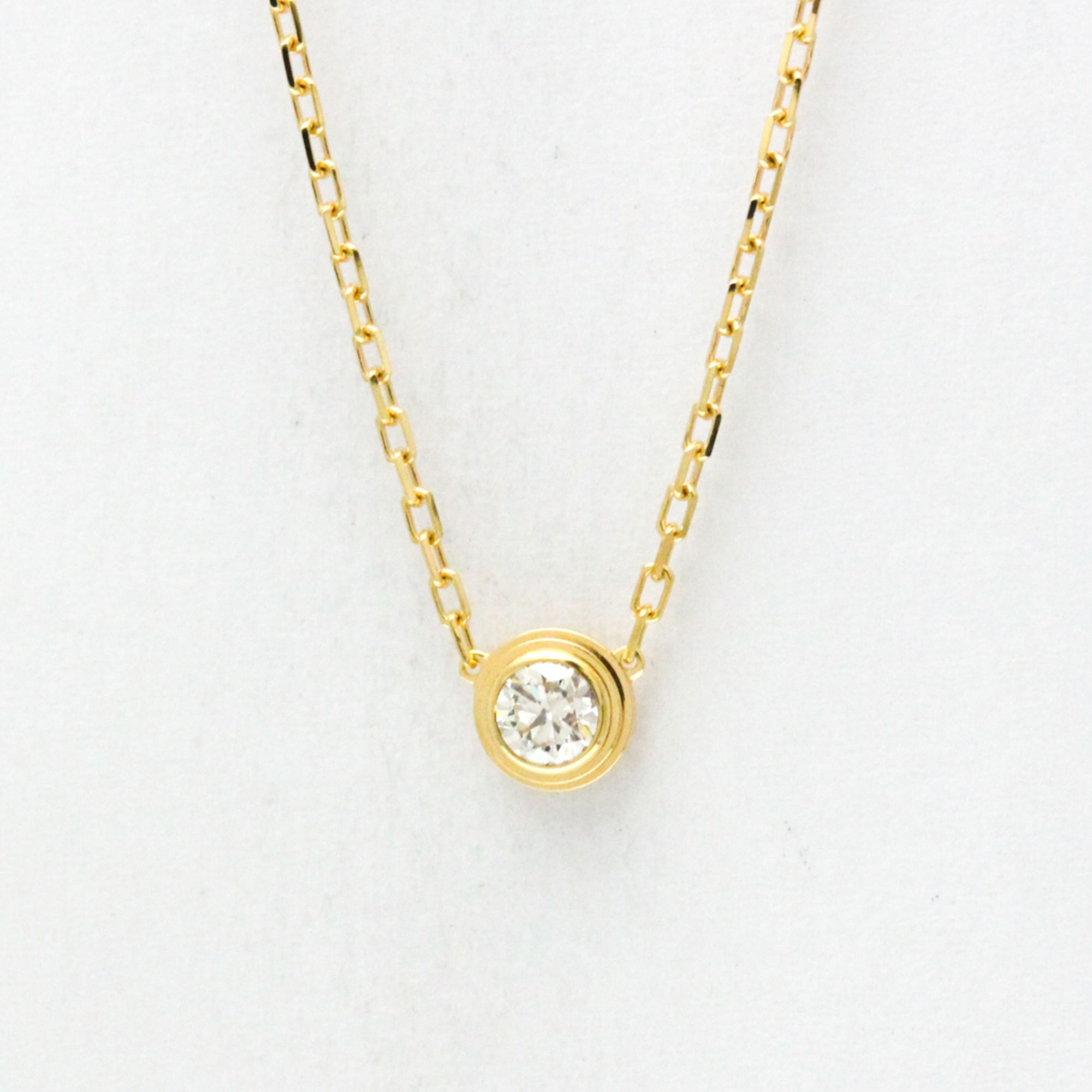 Cartier D'Amour Necklace LM Pink Gold (18K) Diamond Men,Women Fashion Pendant Necklace (Pink Gold)