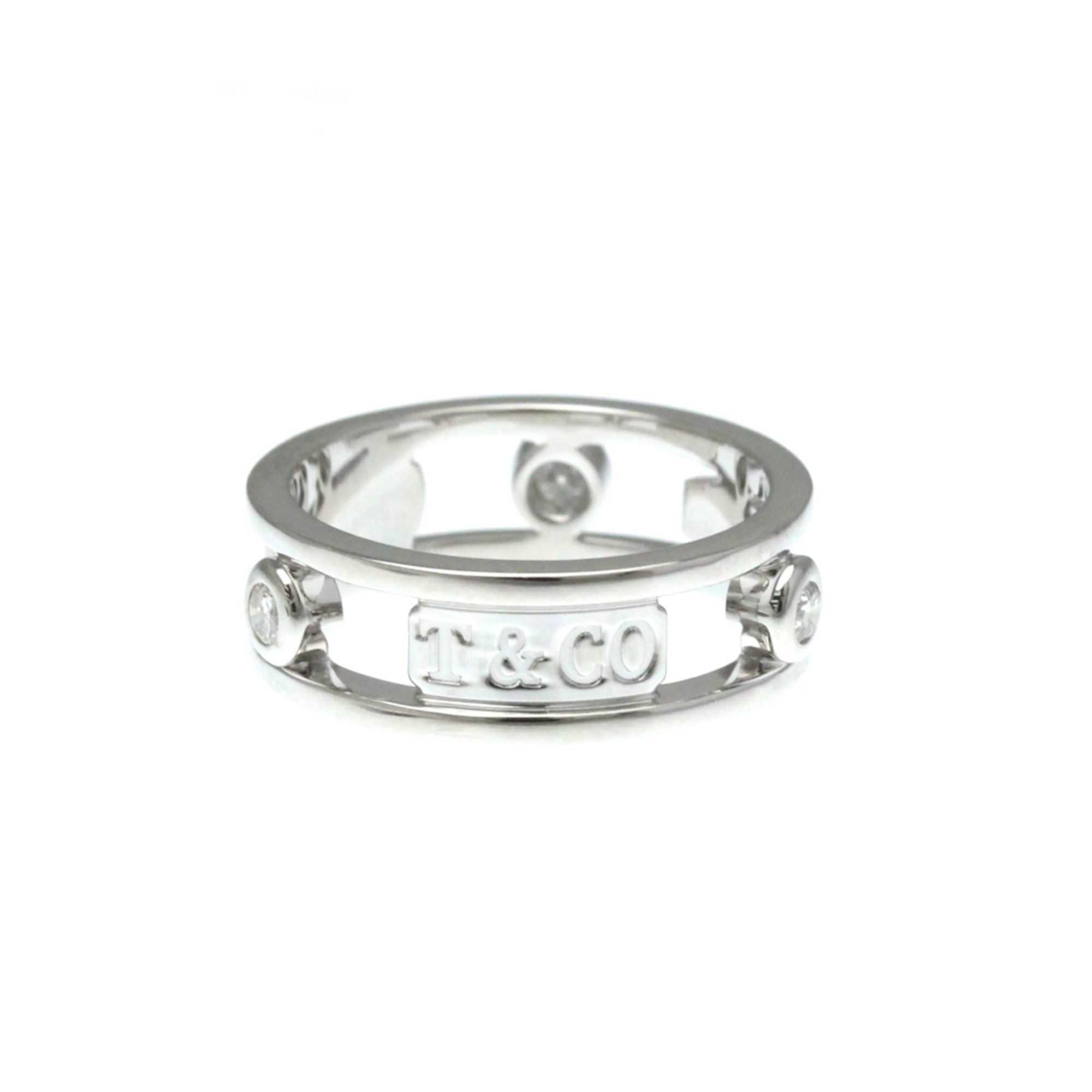 Tiffany 1837 Double Wire Element Ring White Gold (18K) Fashion Diamond Band Ring Silver