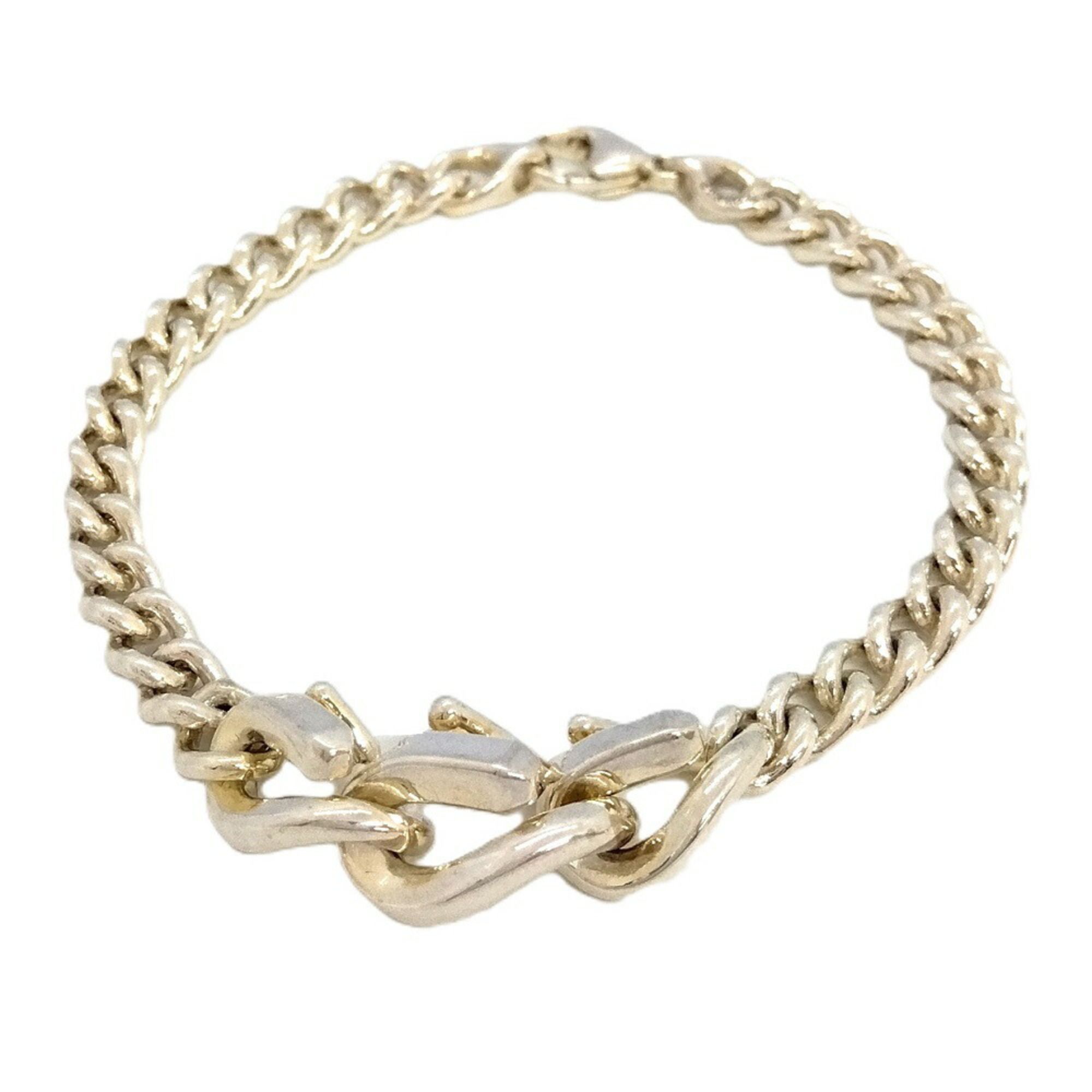 Tiffany & Co. Forged Link Bracelet SV925 14.2g Silver Extra Small