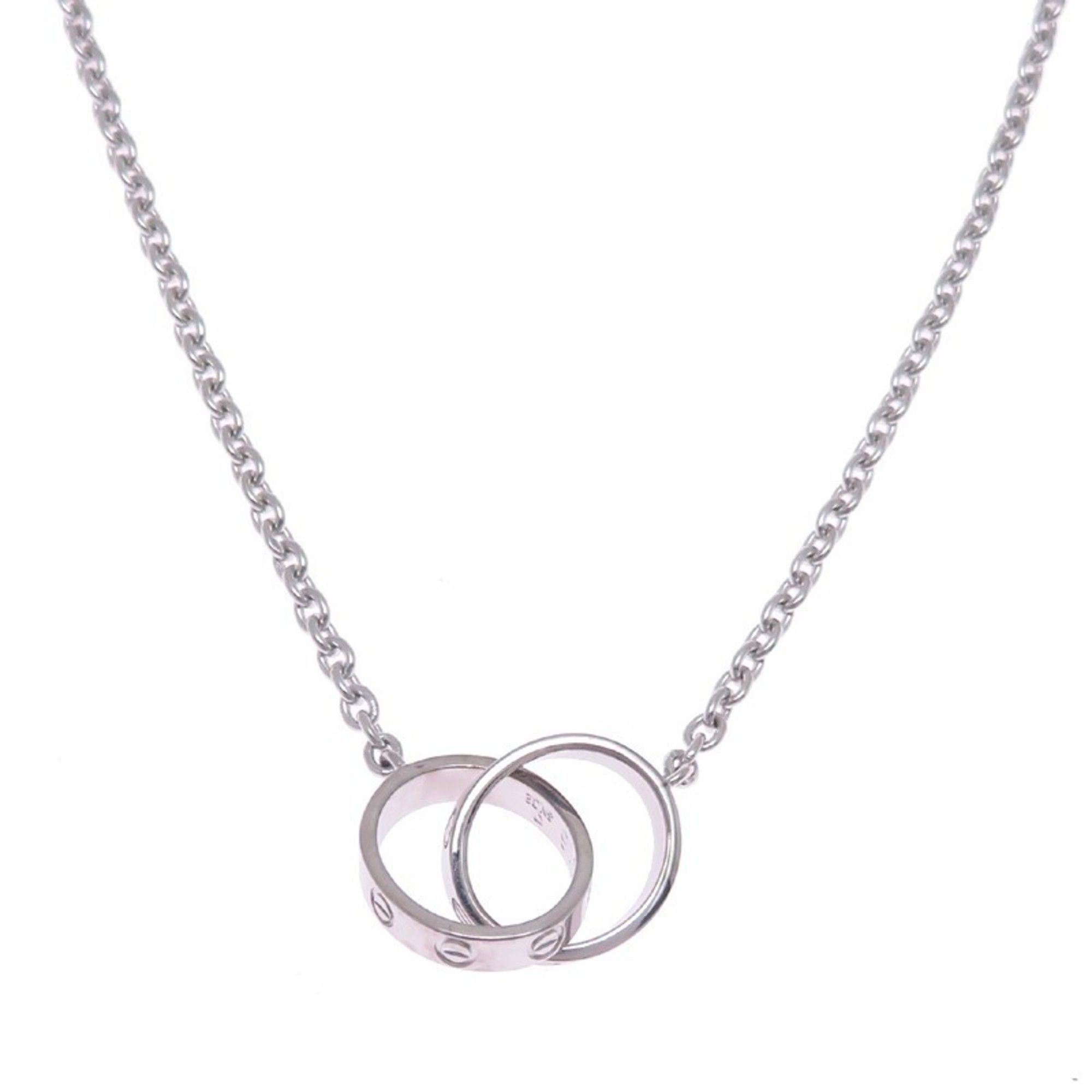 Cartier Baby Love Women's Necklace B7212500 750 White Gold