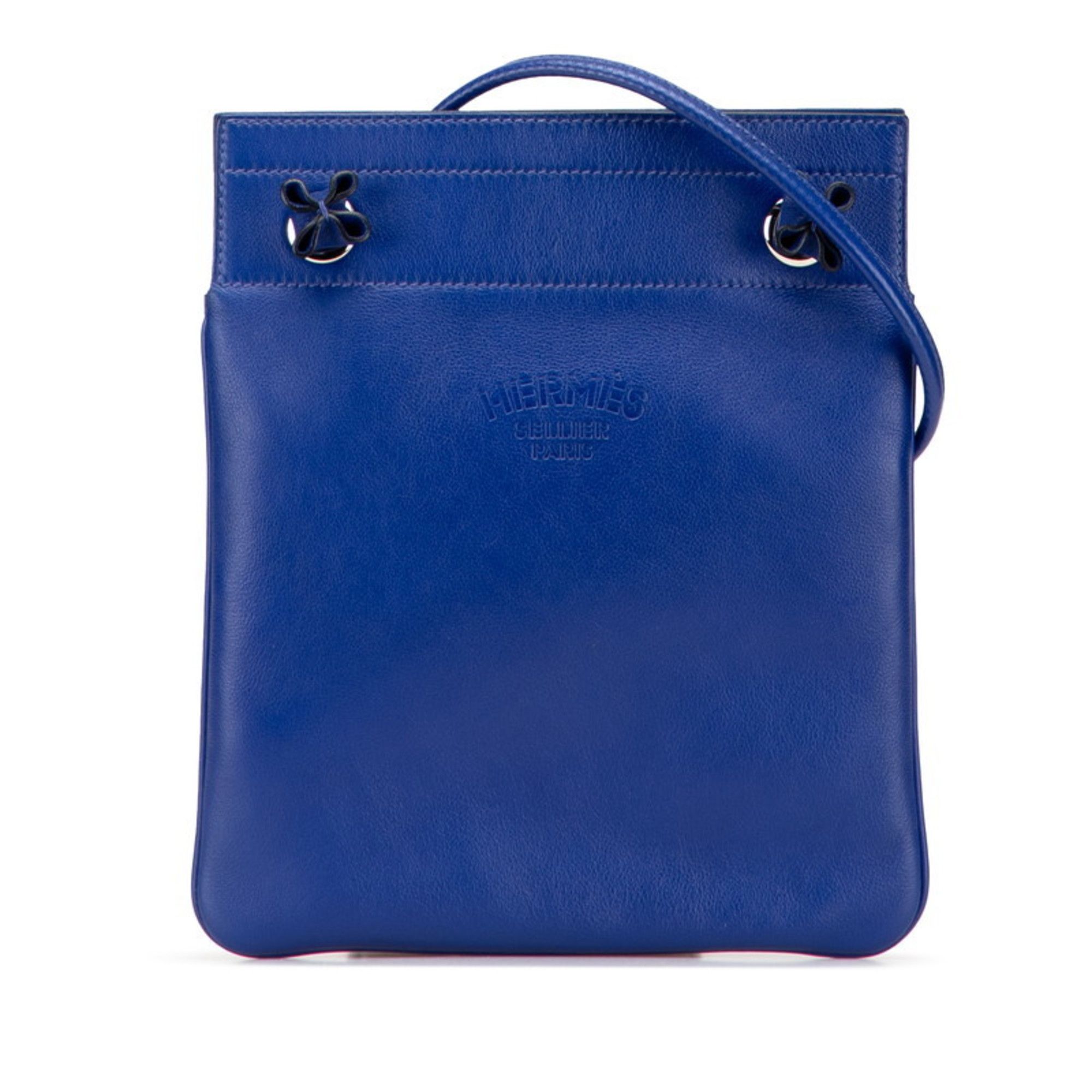 Hermès Aline Mini Crossbody Shoulder Bag Blue Swift Women's HERMES