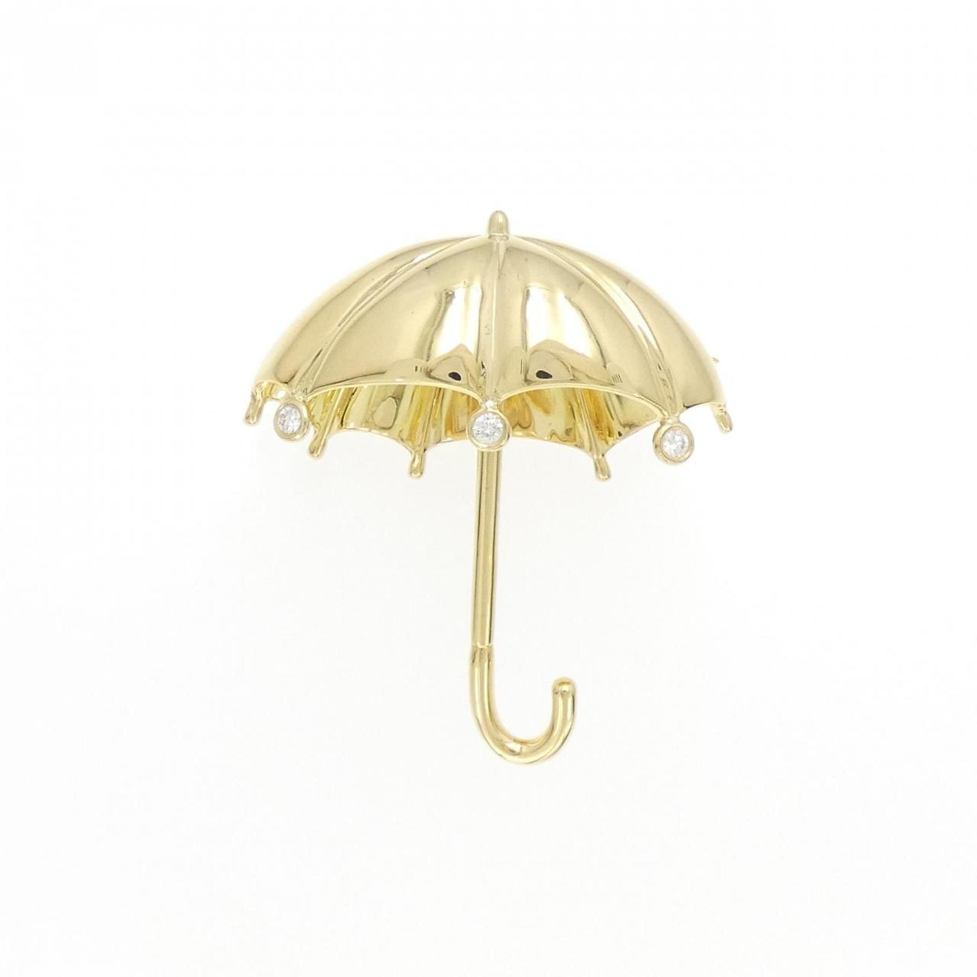 Tiffany umbrella diamond brooch