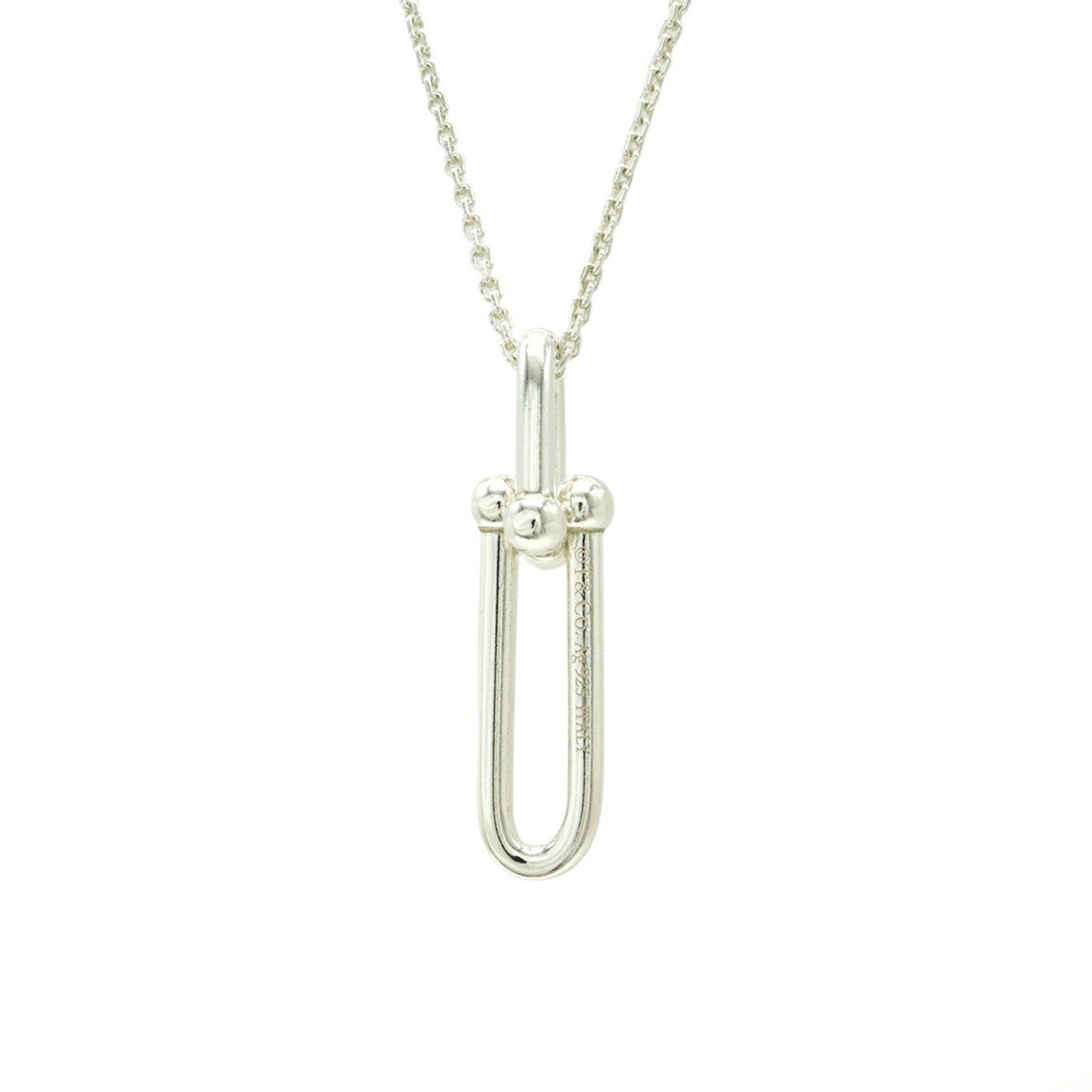 TIFFANY & Co. Tiffany HardWear Thin Link Pendant Necklace in Ag925 and SV925 Silver