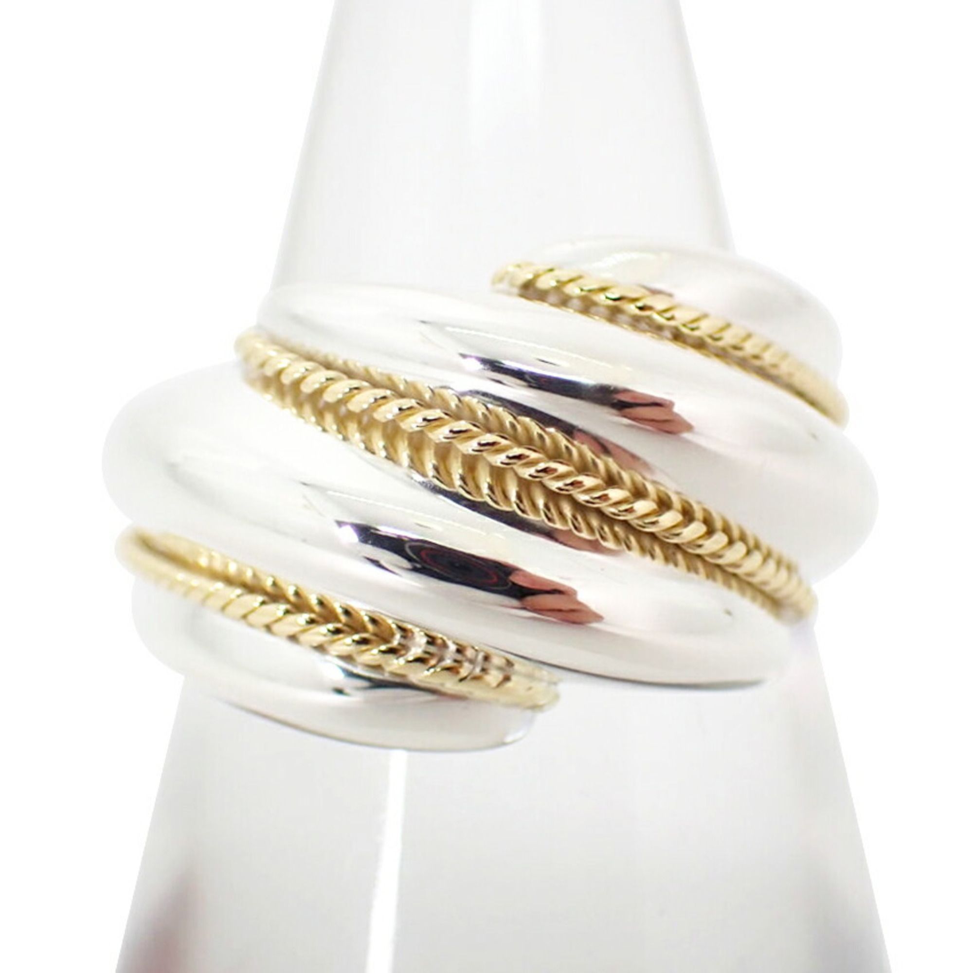 TIFFANY Tiffany 925 750 Twisted Ring Size 10