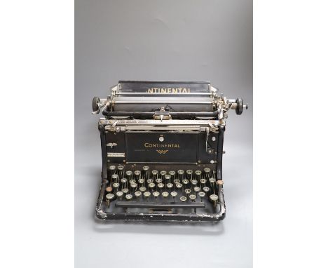 A Continental Qwerty typewriter