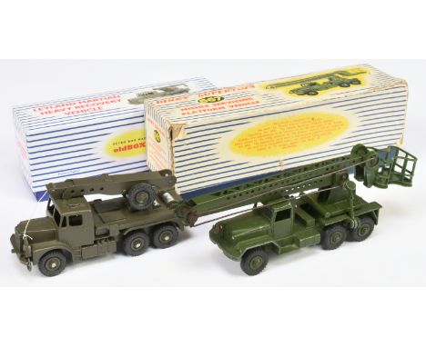 Dinky Toys &amp; Similar pair of Military Vehicles comprising of (1) 667 Missile Servicing Platform Vehicle - Green including