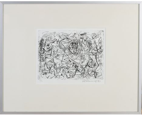 Theo Wolvecamp, '83.&nbsp;1925 - 1992. Abstract composition.&nbsp;No.&nbsp;29/30.&nbsp;Lithograph on paper.&nbsp;Dimensions: 