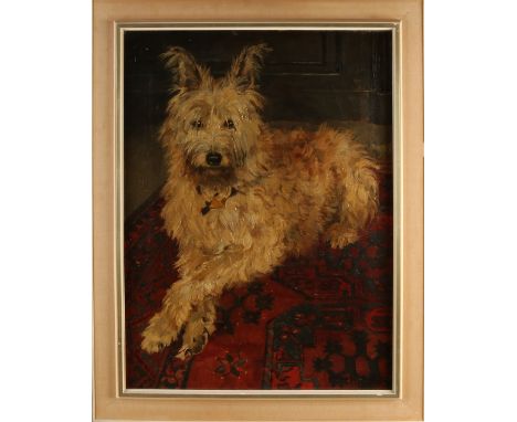 E. Schröder.&nbsp;German School.&nbsp;Circa 1930. Portrait of a dog.&nbsp;Oil on linen.&nbsp;Dimensions: H 80 x W 60 cm.&nbsp