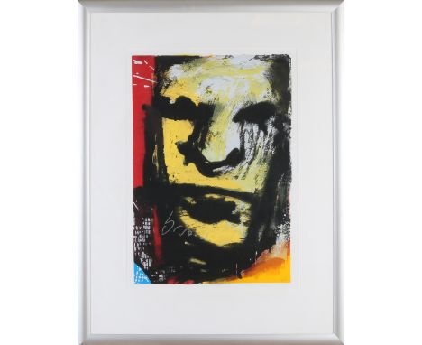 Herman Brood.&nbsp;1946 - 2001. No.&nbsp;14/50.&nbsp;Face.&nbsp;Lithograph on paper.&nbsp;Dimensions: H 62 x W 42 cm.&nbsp;In