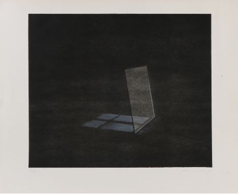 Venneman?&nbsp;1973. No.&nbsp;82/190.&nbsp;Abstract composition window.&nbsp;Lithograph on paper.&nbsp;Dimensions: H 45 x W 3