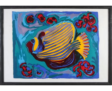 Frank Rosen.&nbsp;1946 -.&nbsp;Two lithographs, 1994. Abstract compositions.&nbsp;Numbered.&nbsp;Lithograph on paper.&nbsp;Di